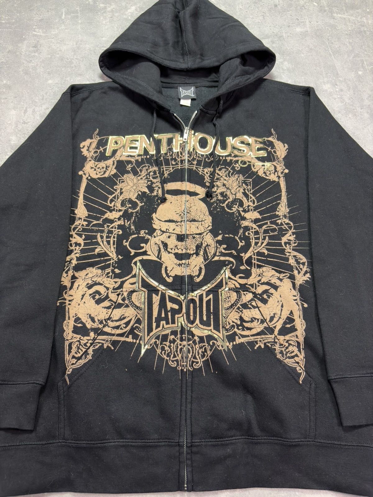 Tapout Tapout Penthouse Big Logo Baggy Printed Zip Hoodie L XL Size US XL / EU 56 / 4 - 6 Thumbnail