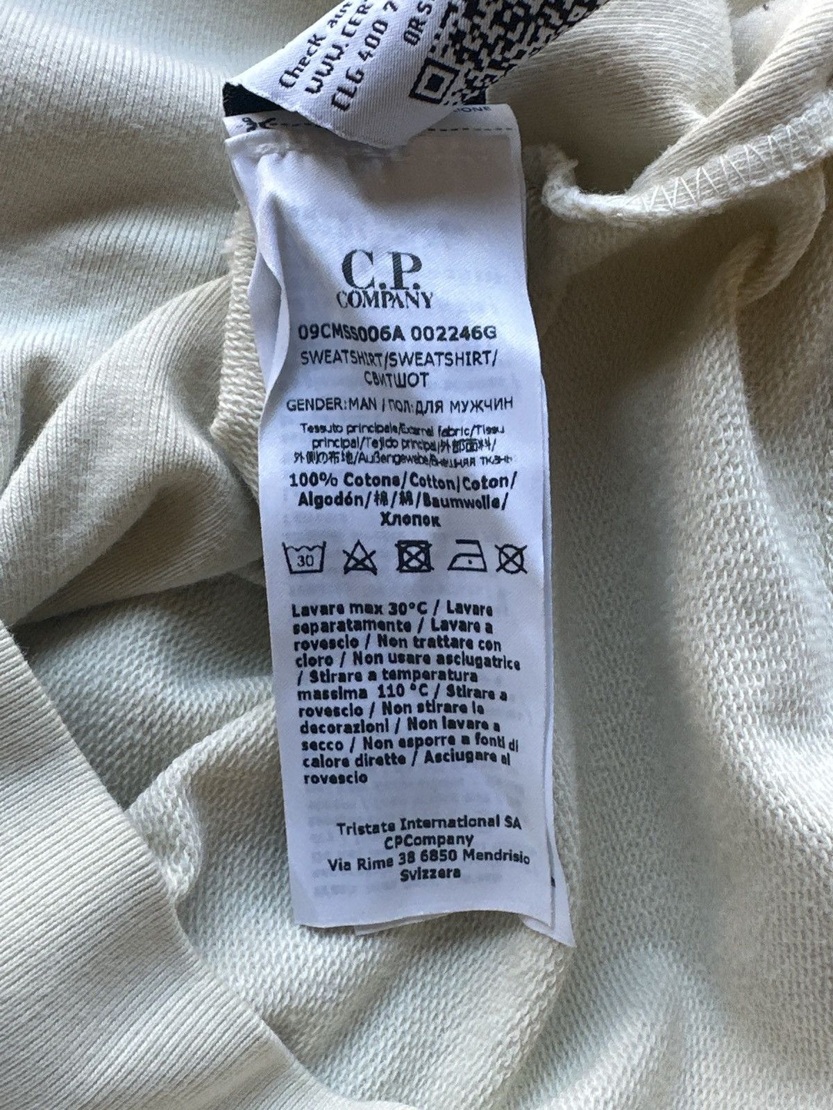 C.P. Company C.P. Company- Crew Neck Sweatshirt- Size L Size US L / EU 52-54 / 3 - 10 Thumbnail