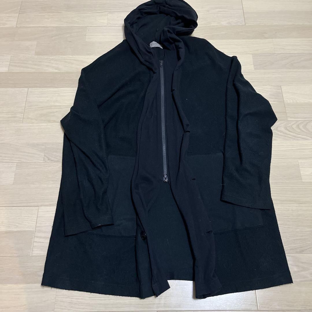 Yohji Yamamoto POUR HOMME 18ss cotton long hoodie jacket HW-T78-983 Size US L / EU 52-54 / 3 - 1 Thumbnail