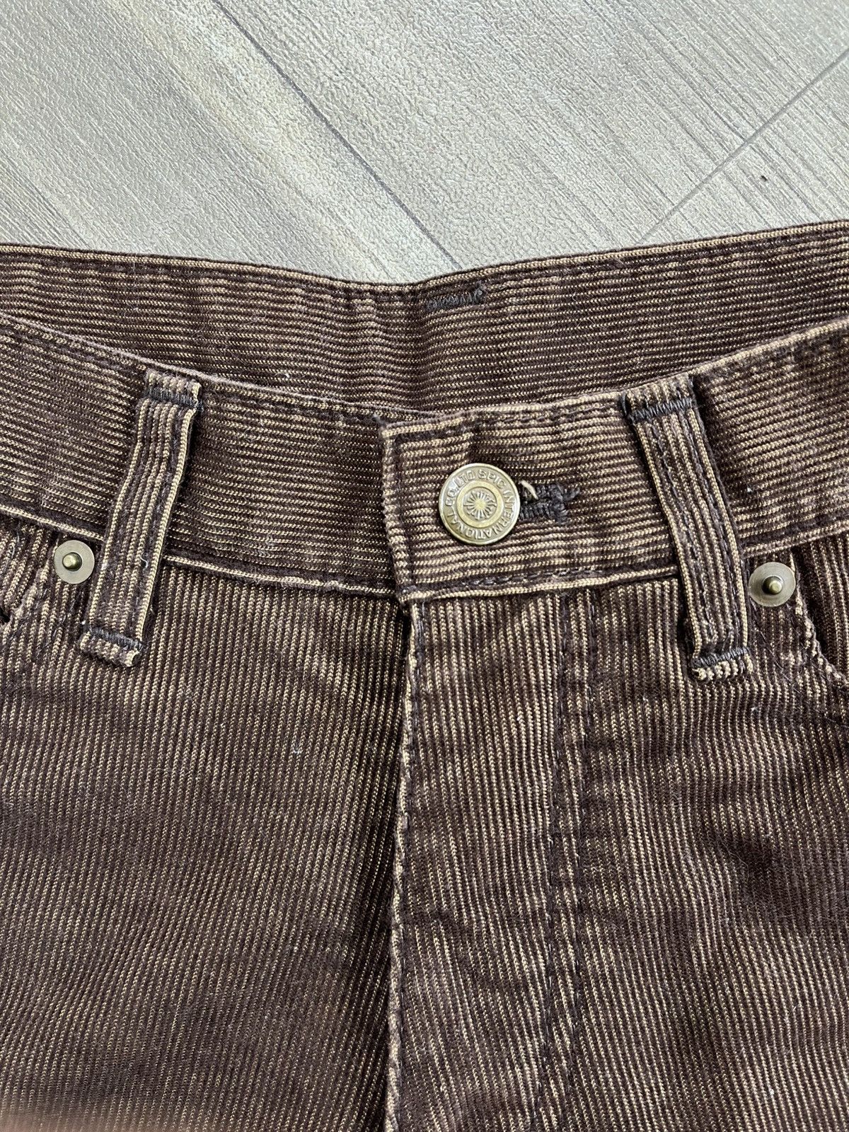 Tornado Mart 2000s Tornado Mart Japan Corduroy Flared Jeans Lgb Style Y2K Size US 27 - 7 Thumbnail