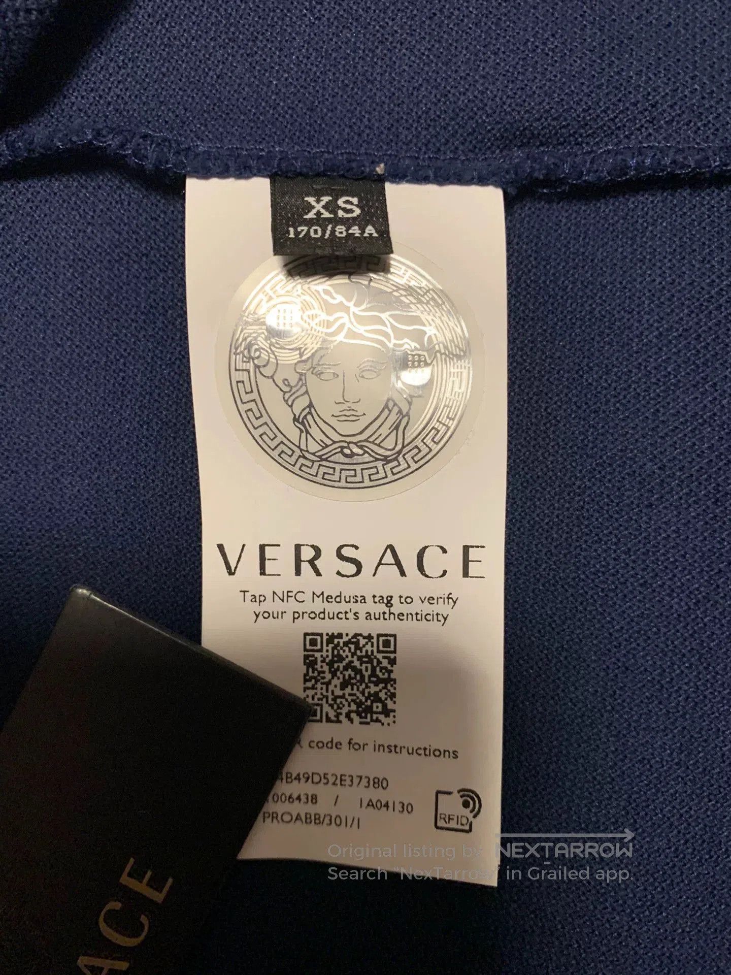 Versace Versace Embroidered Logo Polo Shirt. Size US XS / EU 42 / 0 - 5 Thumbnail