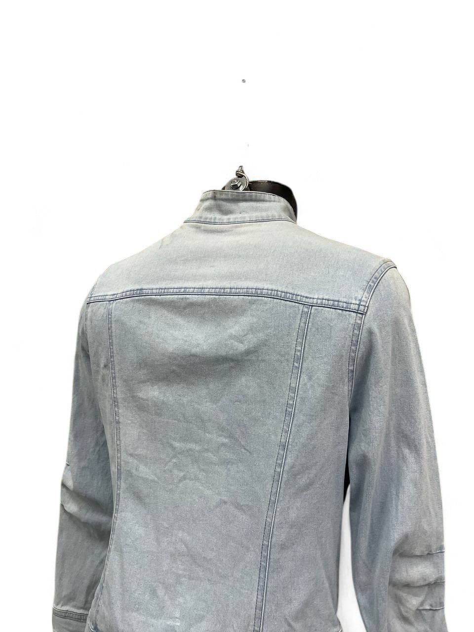 Diesel Diesel style blue denim biker jacket bondage moto y2k hype Size US M / EU 48-50 / 2 - 8 Thumbnail