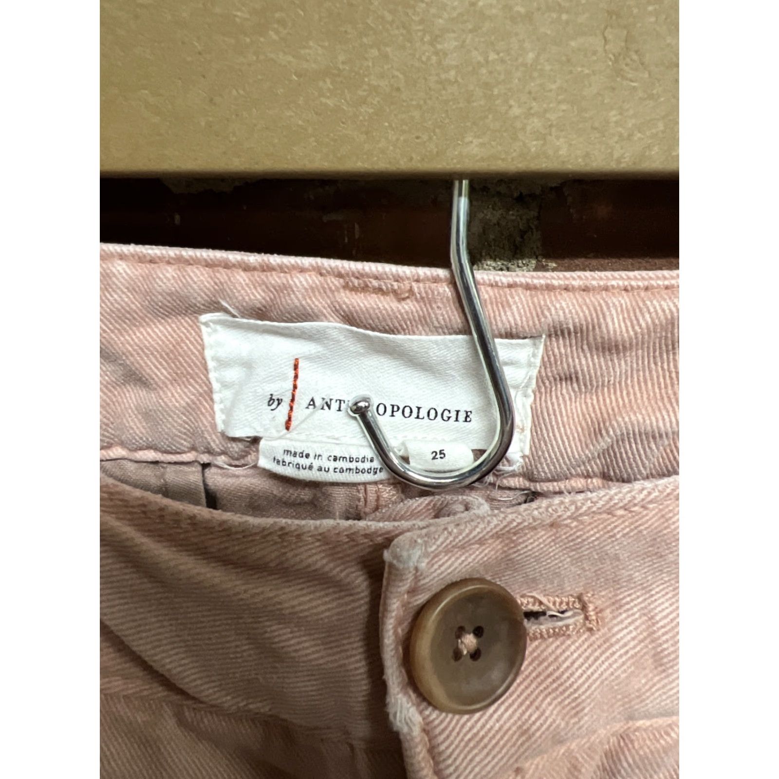 Anthropologie Anthropologie Pants Womens 27 Pink Tapered Lyocell Pleated Crop Fall Spring Summer Winter Size 42" / US 20 - 3 Thumbnail