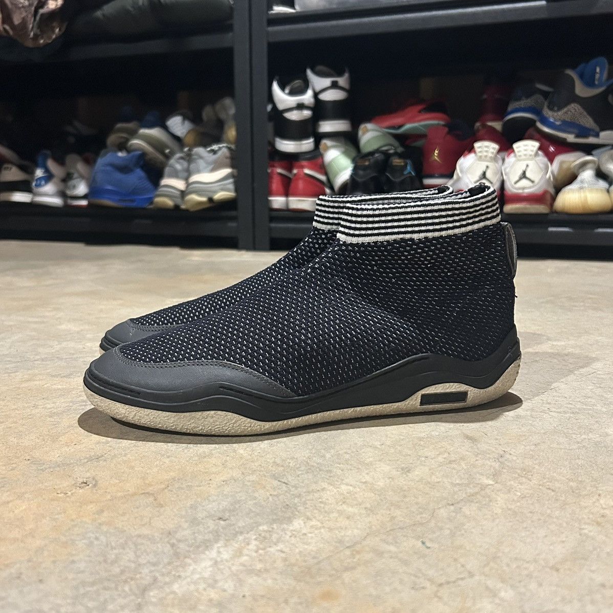 Lanvin Knit Mesh Sock High Top Sneakers US 9.5