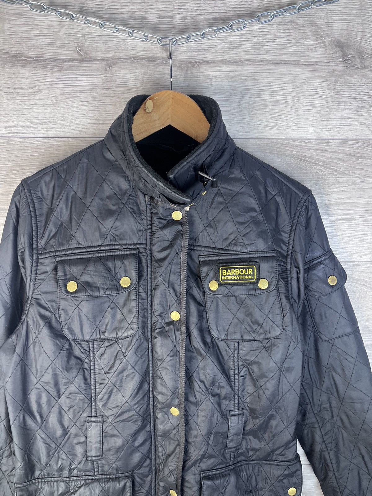 Barbour Vintage women’s jacket Barbour International size UK10 Y2K Size M / US 6-8 / IT 42-44 - 5 Thumbnail