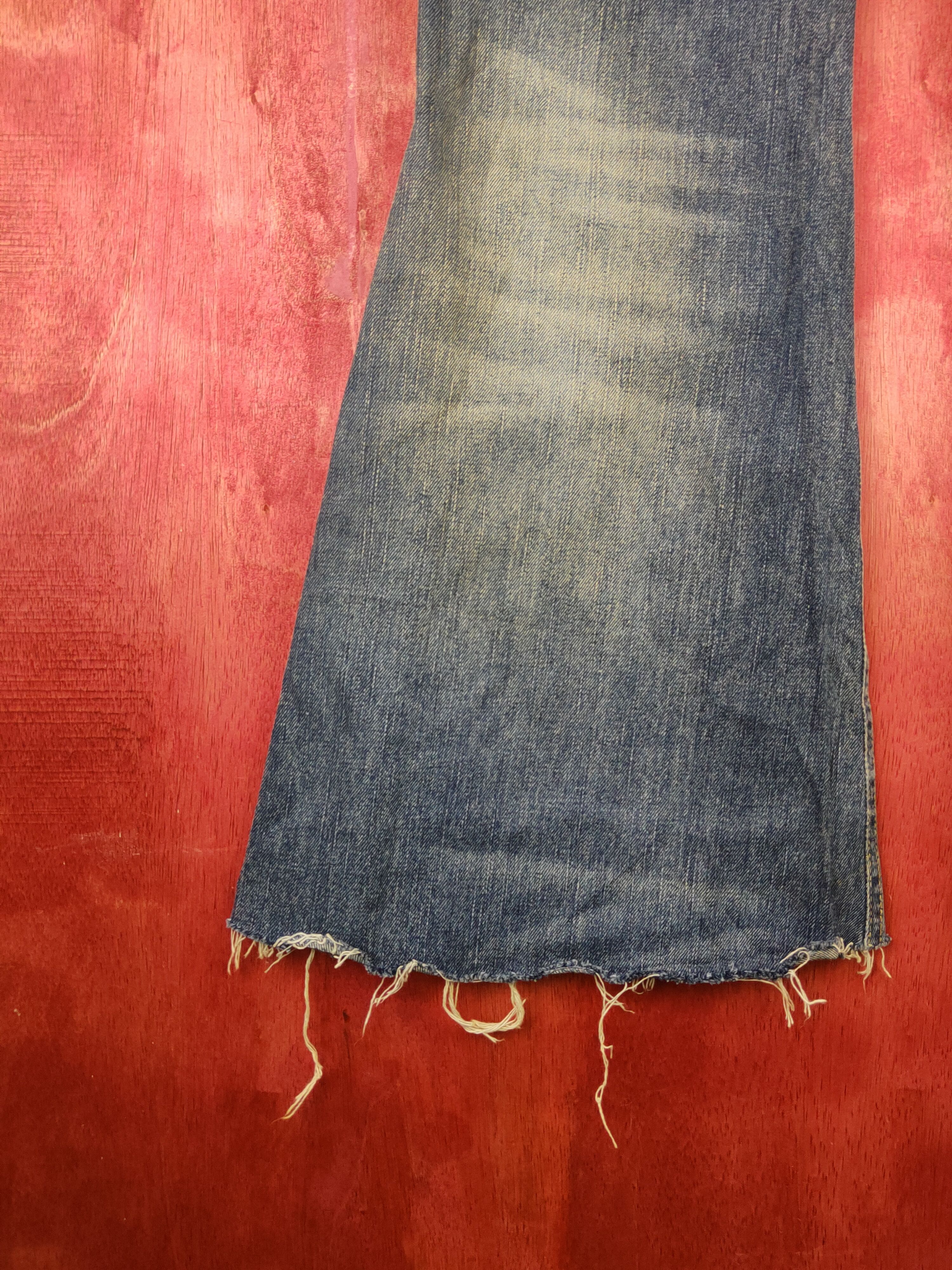 If Six Was Nine DL Jeans Miele Dark Blue Distressed Multipocket Denim #S1536 Size 26" / US 2 / IT 38 - 9 Thumbnail