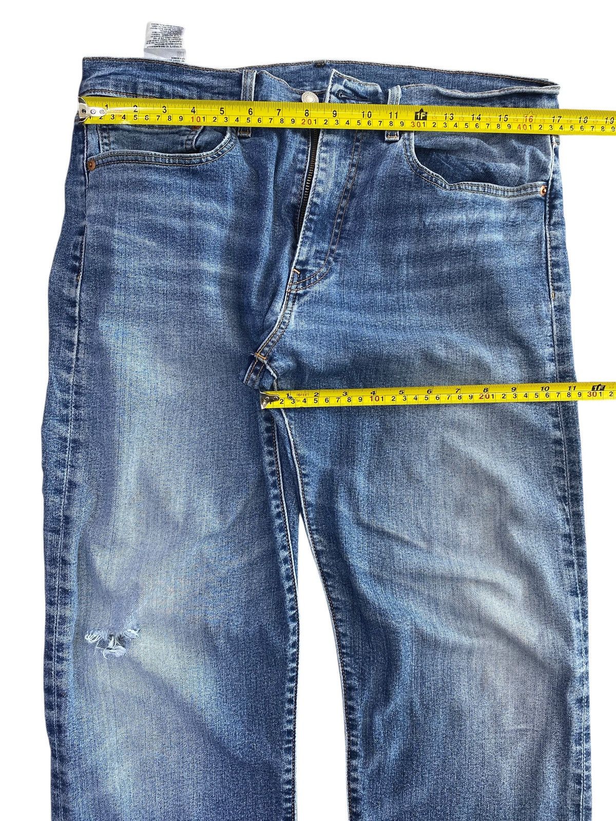 Levi's Vintage Levi’s 502 Blue Acid Wash Style Ripped Jeans Size US 34 / EU 50 - 5 Thumbnail