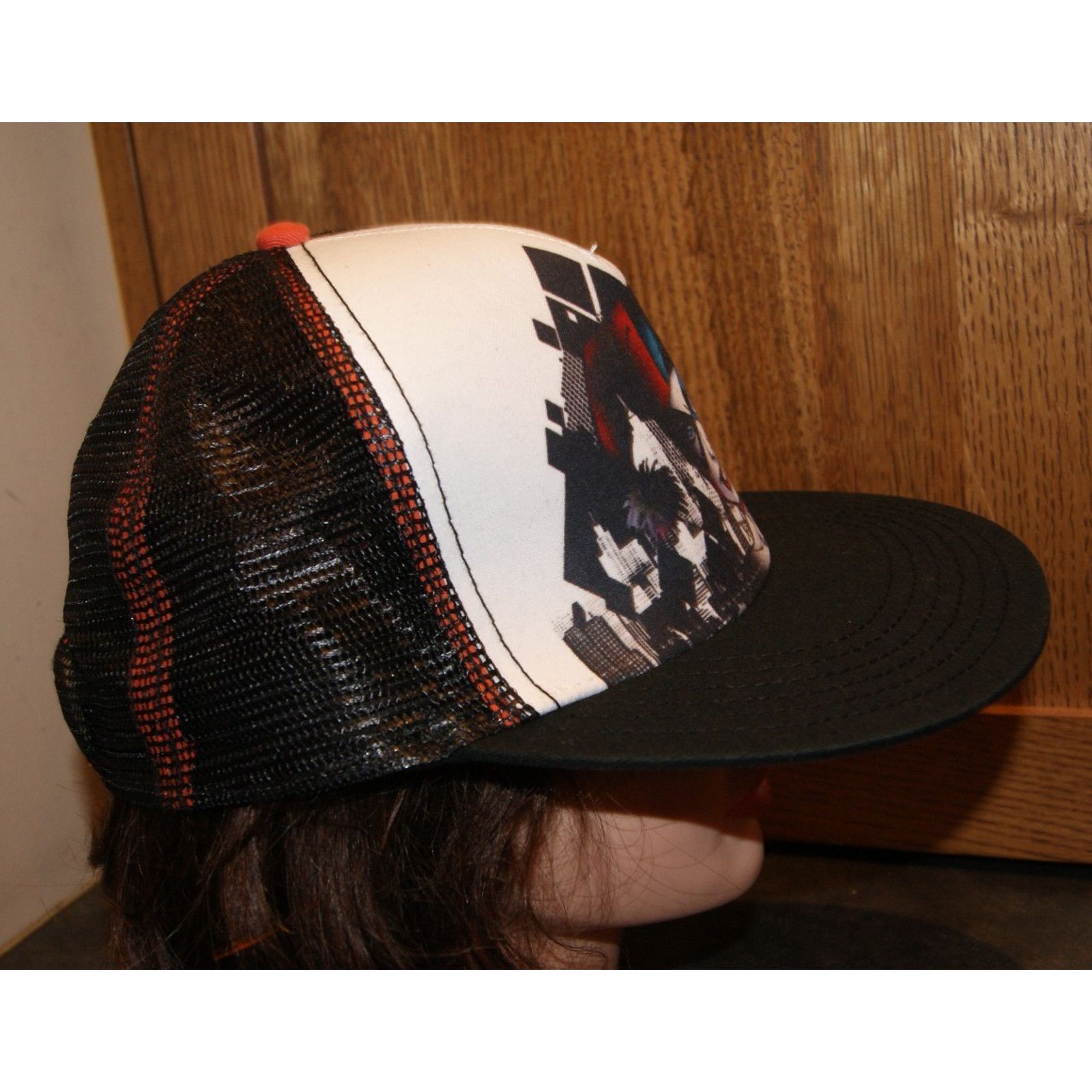 DC Comics DC Comics Harley Quinn Mens Snap Hat Trucker Flat Bill Cap Size ONE SIZE - 3 Thumbnail