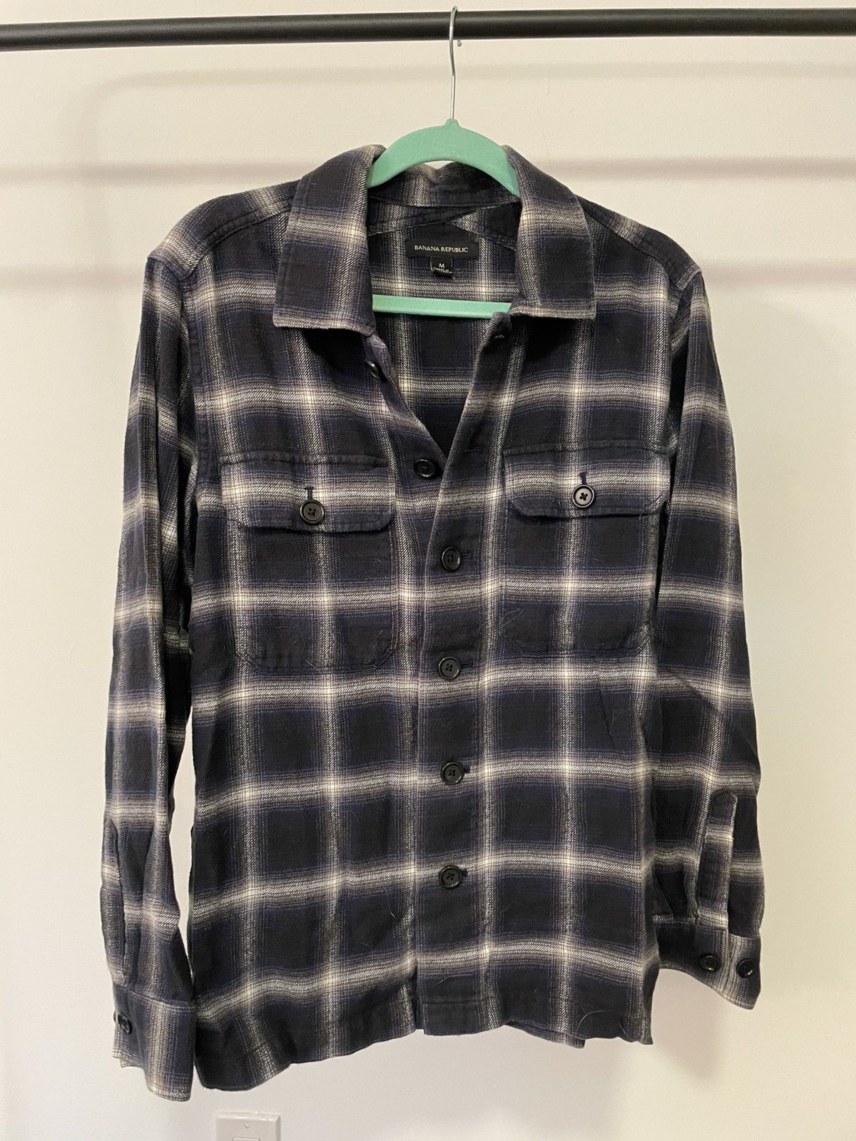 Banana Republic Banana Republic Flannel Ling Sleeve Shirt Size US M / EU 48-50 / 2 - 1 Thumbnail