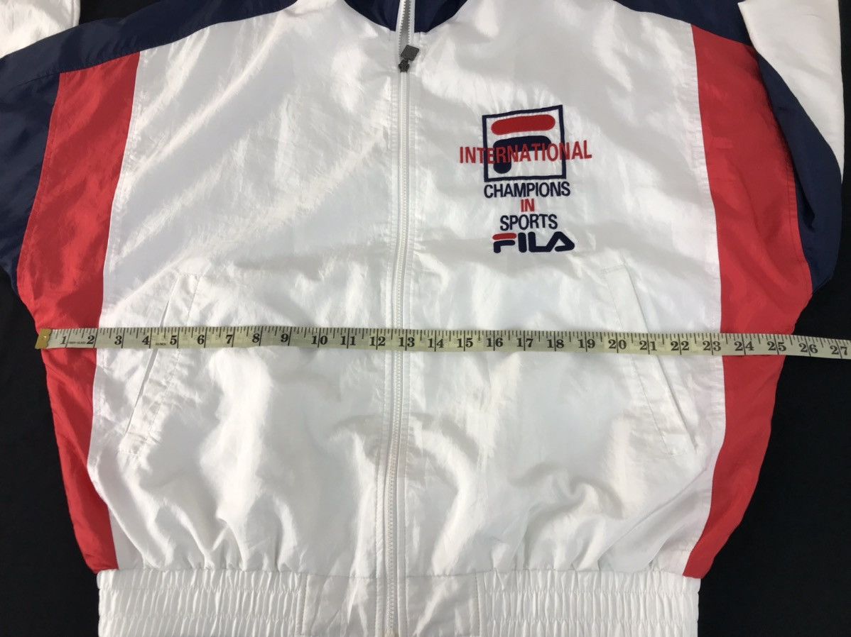 Fila × Vintage Vintage Windbreaker Fila Big Logo Multicolour Zipper Style Size US XL / EU 56 / 4 - 16 Thumbnail
