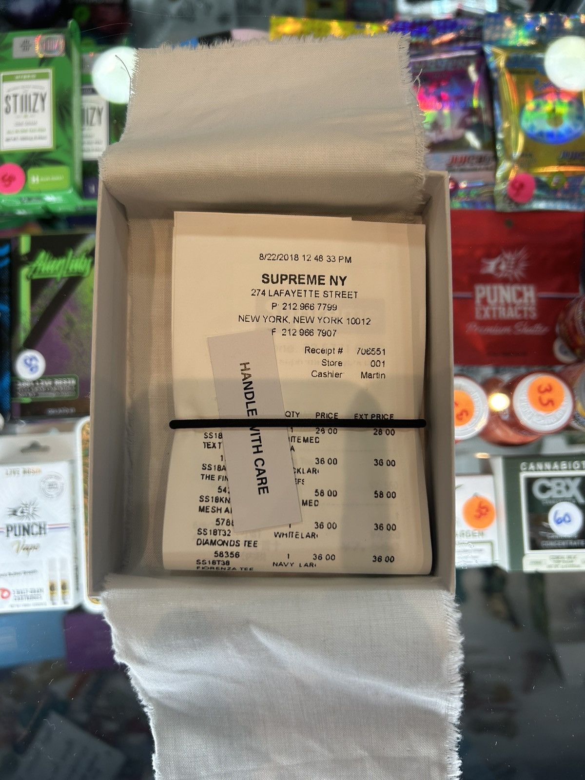 Supreme Mm 6 Maison Margiela Receipt Wallet | Grailed