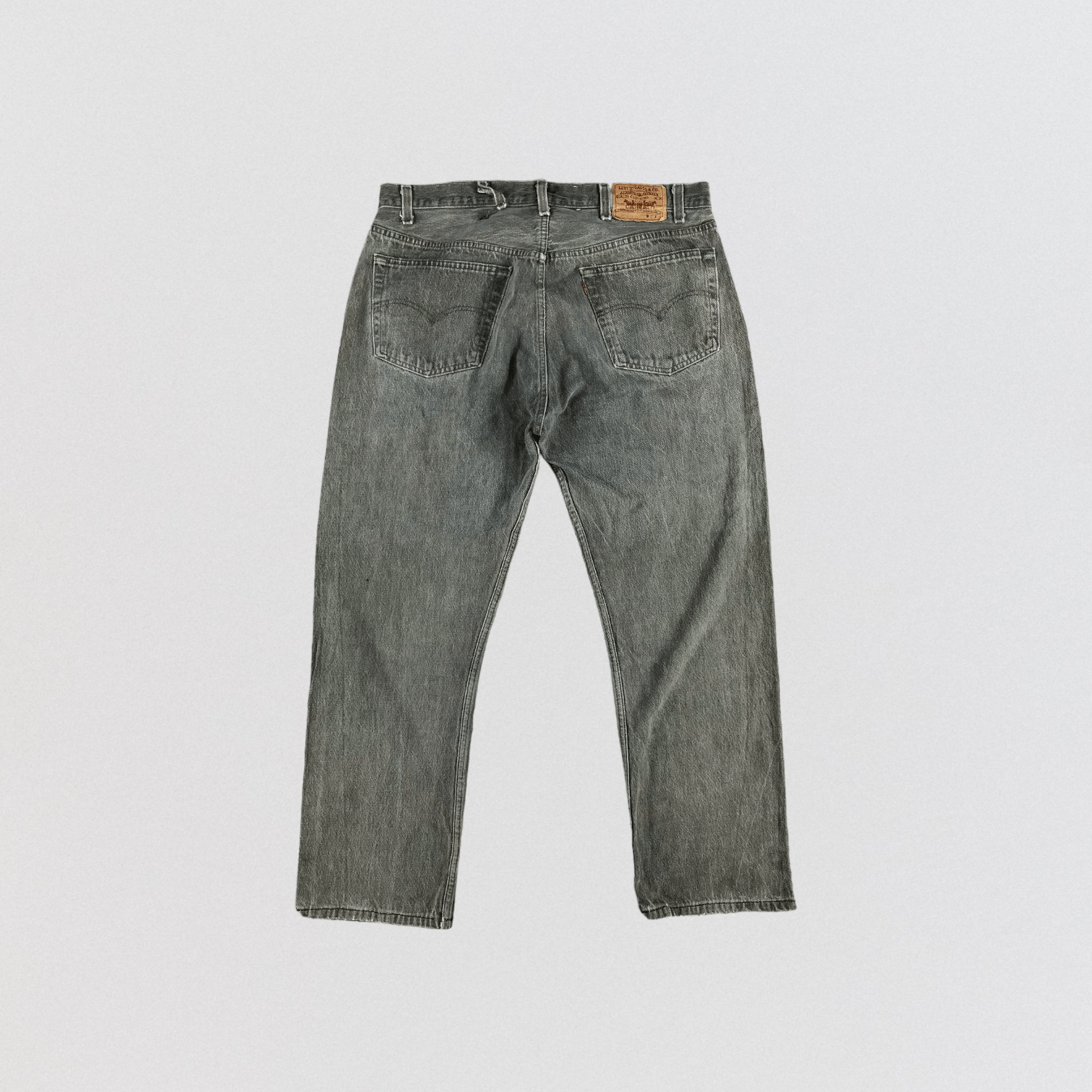 Levi's Vintage 90s Faded Black Levis 501 Jeans-JM2105 Size US 38 / EU 54 - 2 Thumbnail