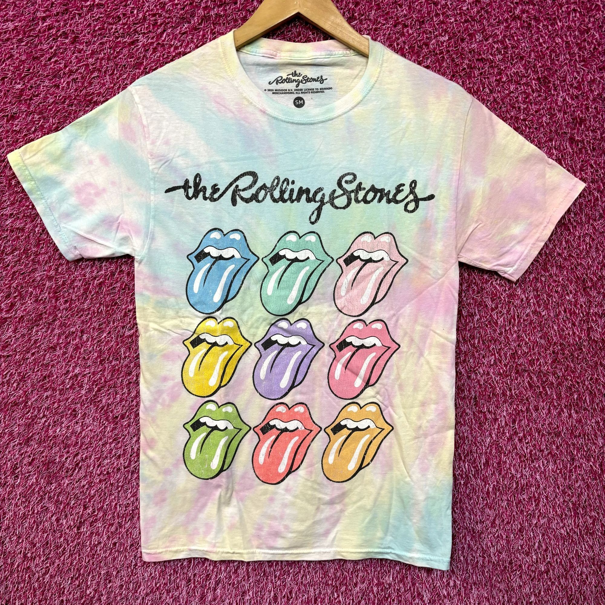 The Rolling Stones The Rolling Stones Hot Lips Pop Art Rock Pastel Tie Dye S Size US S / EU 44-46 / 1 - 1 Thumbnail