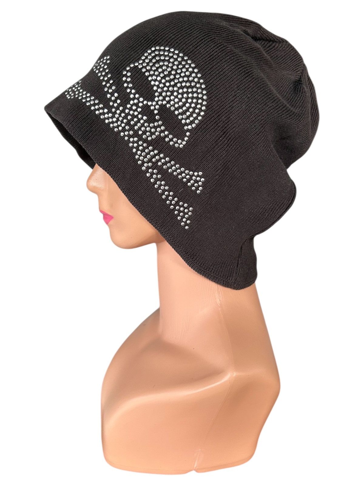 Japanese Brand × Kapital × Vintage Sunfaded Skull Japanese Punk Bondage Style big Beanie Hats Size ONE SIZE - 1 Thumbnail