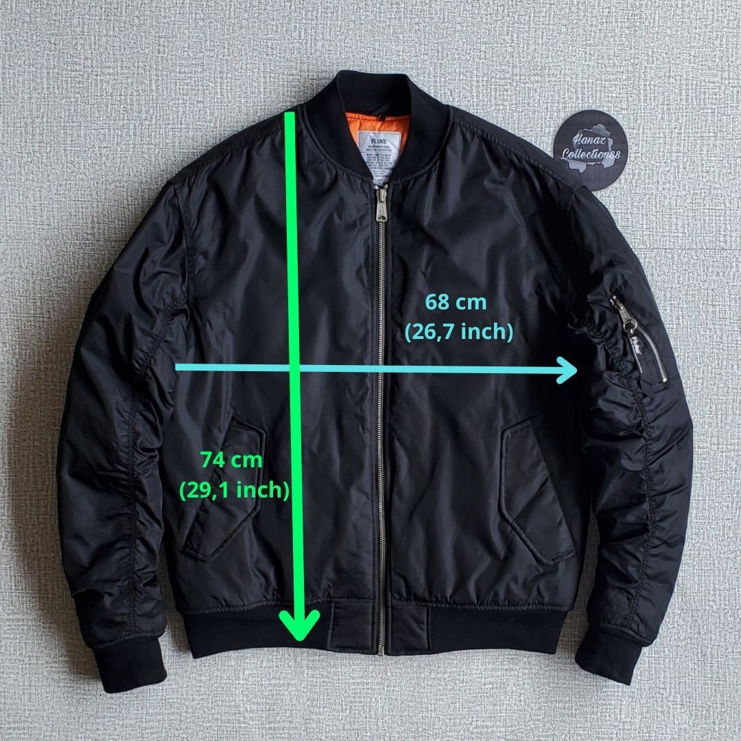 Other FLUKE New York Joint Black Bomber Jacket Size US L / EU 52-54 / 3 - 5 Thumbnail