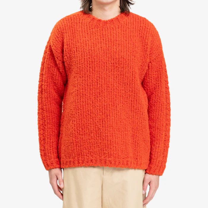 Off-White o1y0325 Crewneck Sweater in Orange Size US XS / EU 42 / 0 - 1 Thumbnail
