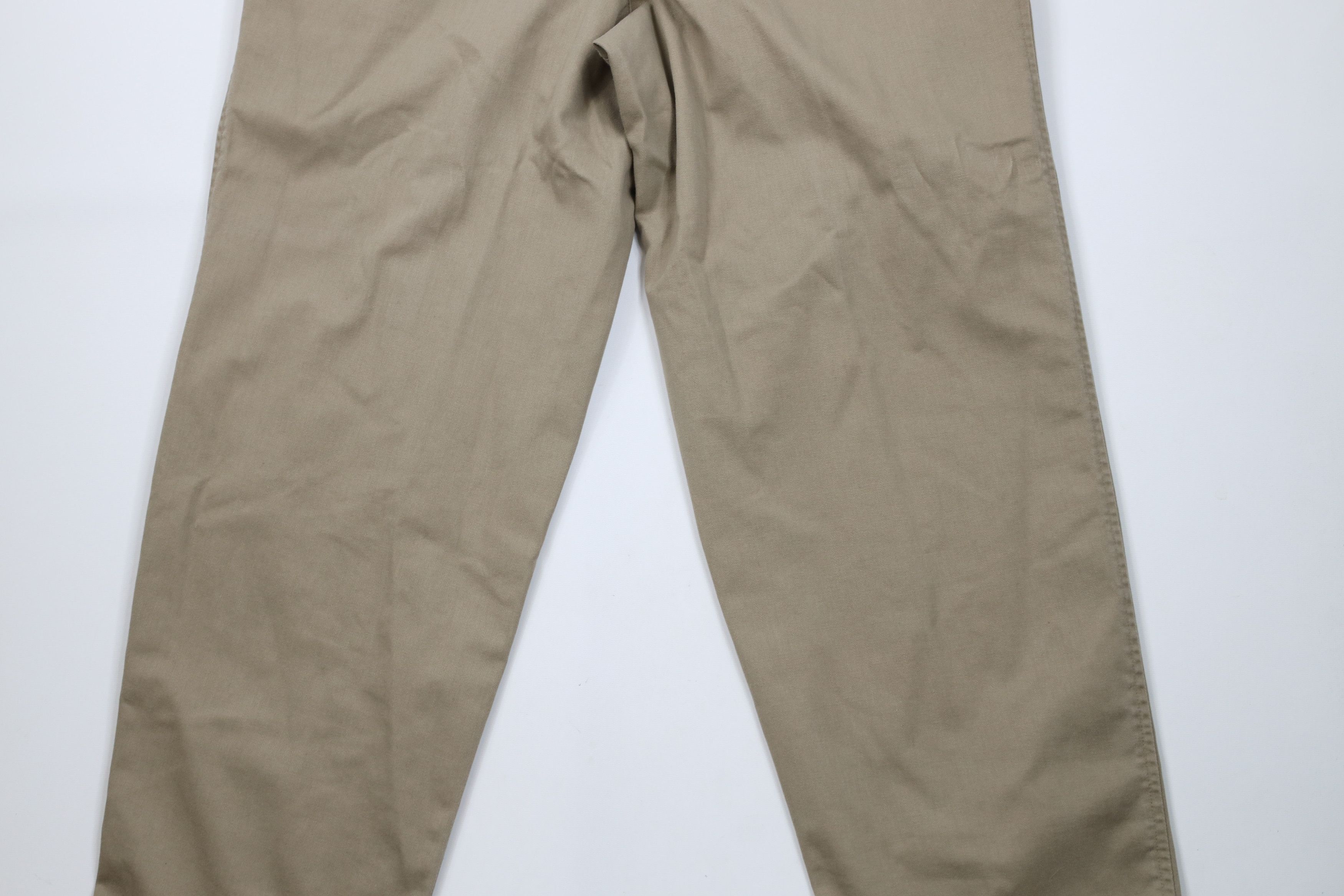 Gap × Vintage Vintage 90s Gap Fit Relaxed Pleated Cuffed Chino Pants USA Size US 36 / EU 52 - 12 Thumbnail