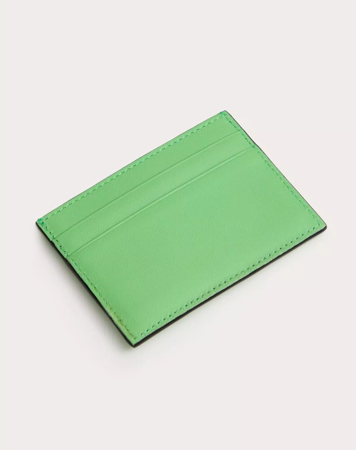 Valentino oc11z0725 Size:OS/Calfskin Card Holder in Light Green Size ONE SIZE - 3 Thumbnail