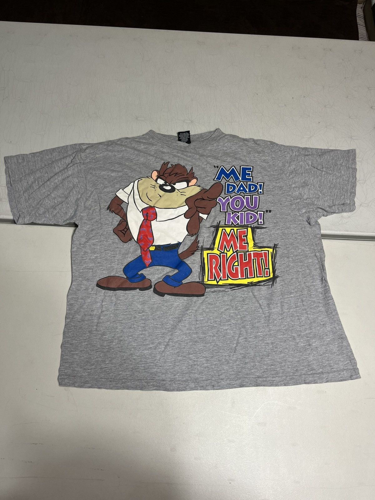 Vintage Vintage 90s taz shirt Size US XL / EU 56 / 4 - 1 Thumbnail