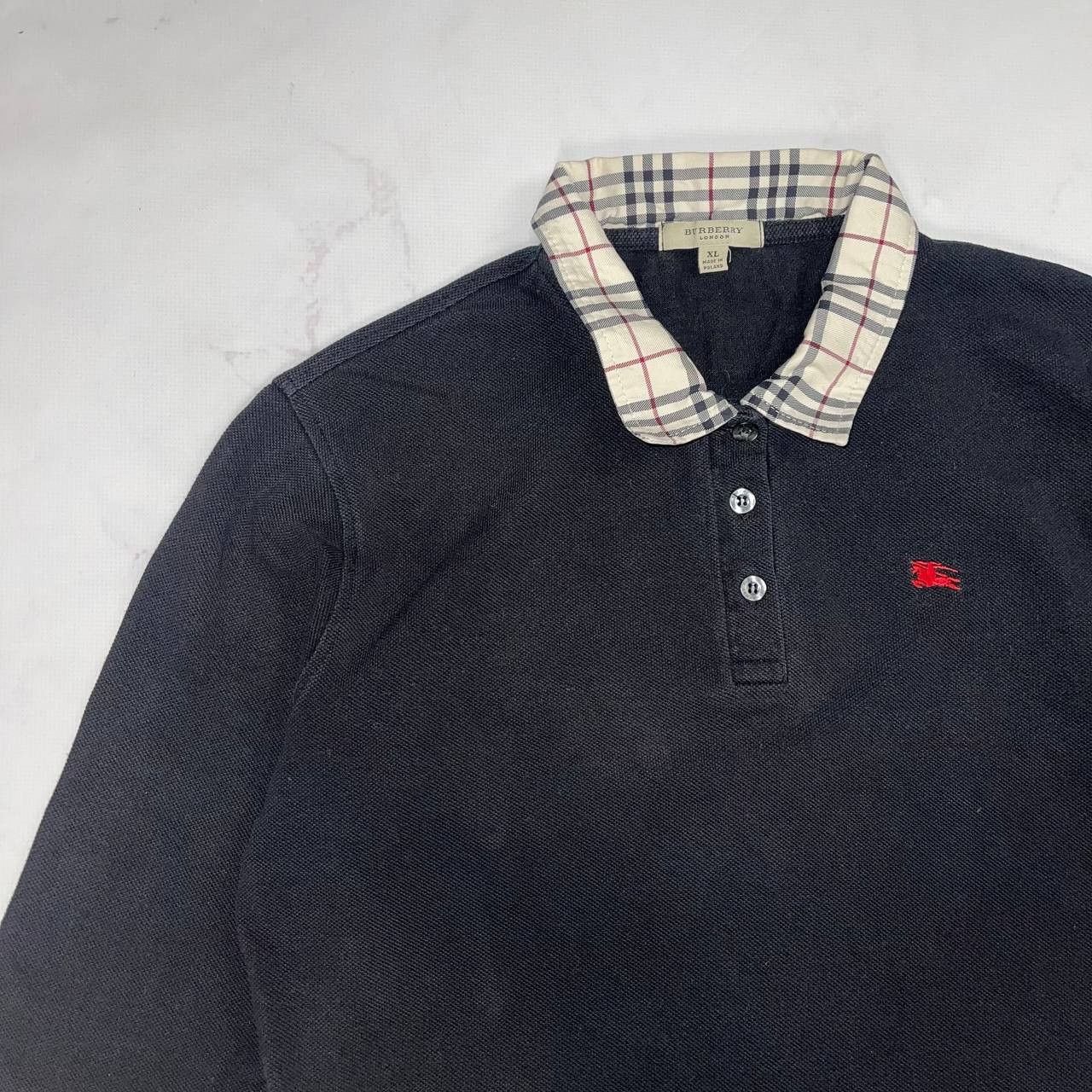Burberry Rare!! Burberry Polo 3/4 Long Sleeve Tee Size XL Size XL / US 12-14 / IT 48-50 - 2 Thumbnail