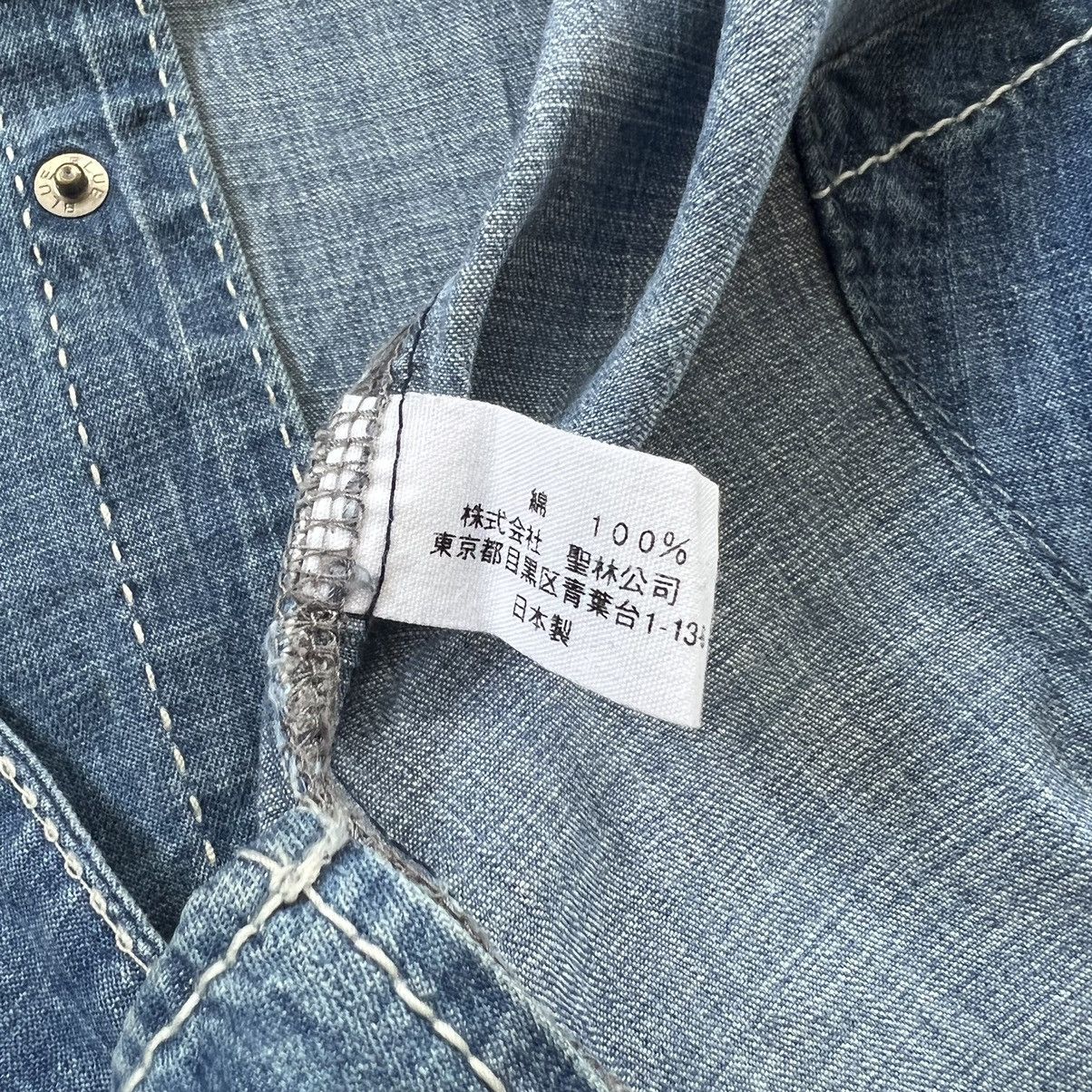 Blue Blue Japan Blue Blue Japan Kapital Style Indigo Denim Western Shirt Size US M / EU 48-50 / 2 - 9 Thumbnail