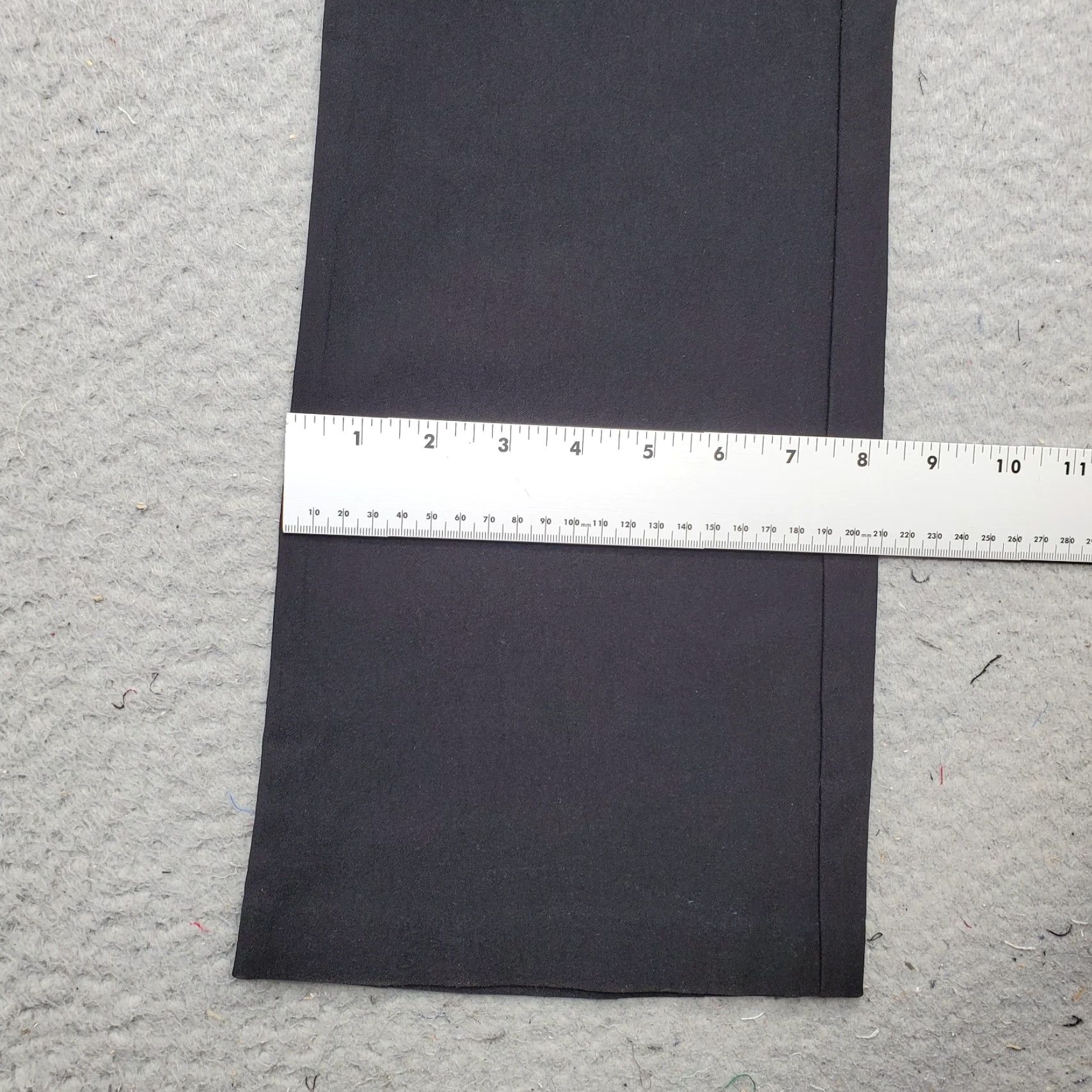 Venus Venus Womens Small Black Regular Fit Ankle Pant Dark Wash Flared Leg Pull On Shirt? Size 28" / US 6 / IT 42 - 5 Thumbnail