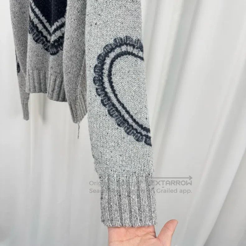 Acne Studios Acne Studios Heart letter knitted sweater Size XXS / US 00 / IT 34 - 4 Thumbnail