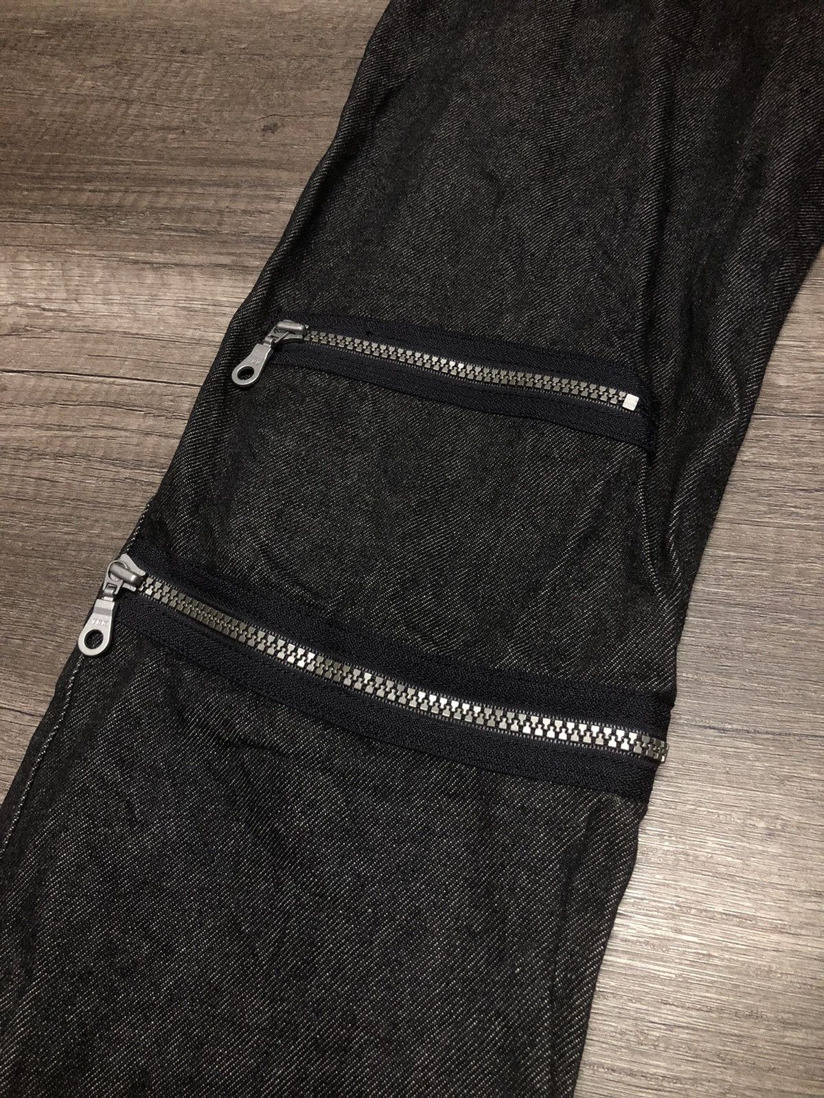 If Six Was Nine × Japanese Brand × Le Grande Bleu (L.G.B.) Vintage Setting Ons Pants Bondage Zipper Design Size US 29 - 7 Thumbnail