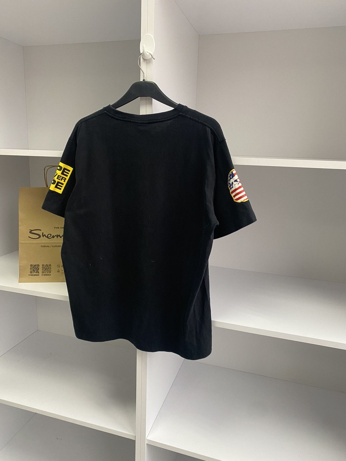 Bape A Bathing Ape Bape Bicolor Multi Logo Tee Size US L / EU 52-54 / 3 - 16 Thumbnail