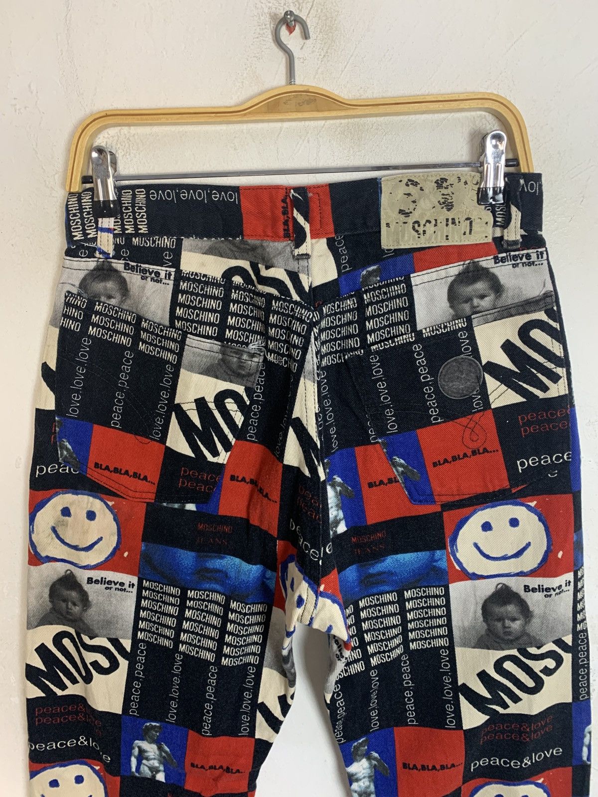 Love Moschino Hype Moschino Jeans Peace And Love Smile Ovp Cut Buttonfly Size 30" / US 8 / IT 44 - 4 Thumbnail