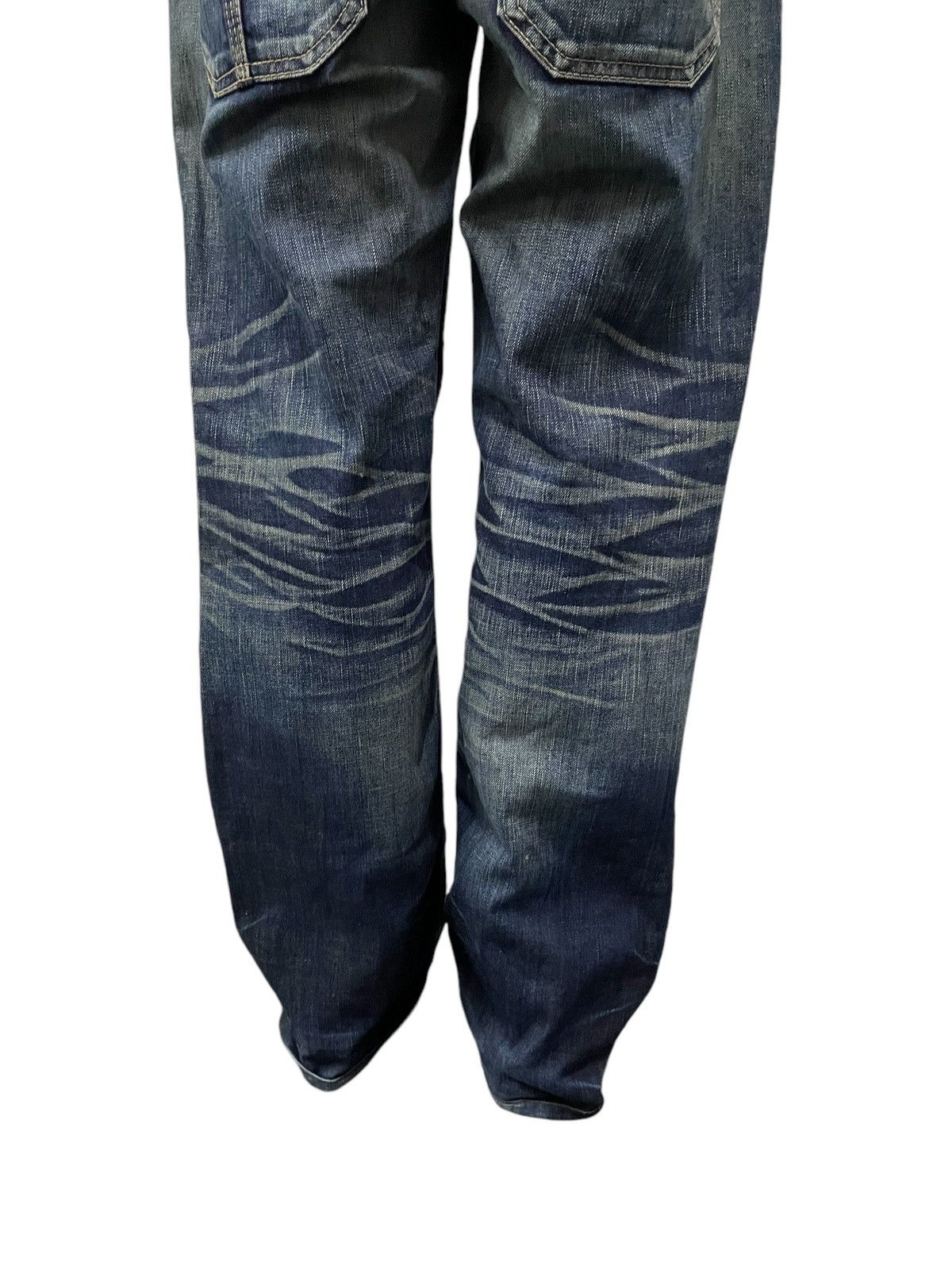 Edwin × Hysteric Glamour × Japanese Brand Edwin Bush Pocket Mud Wash Claw Mark Loose Denim Pants Size US 32 / EU 48 - 9 Thumbnail