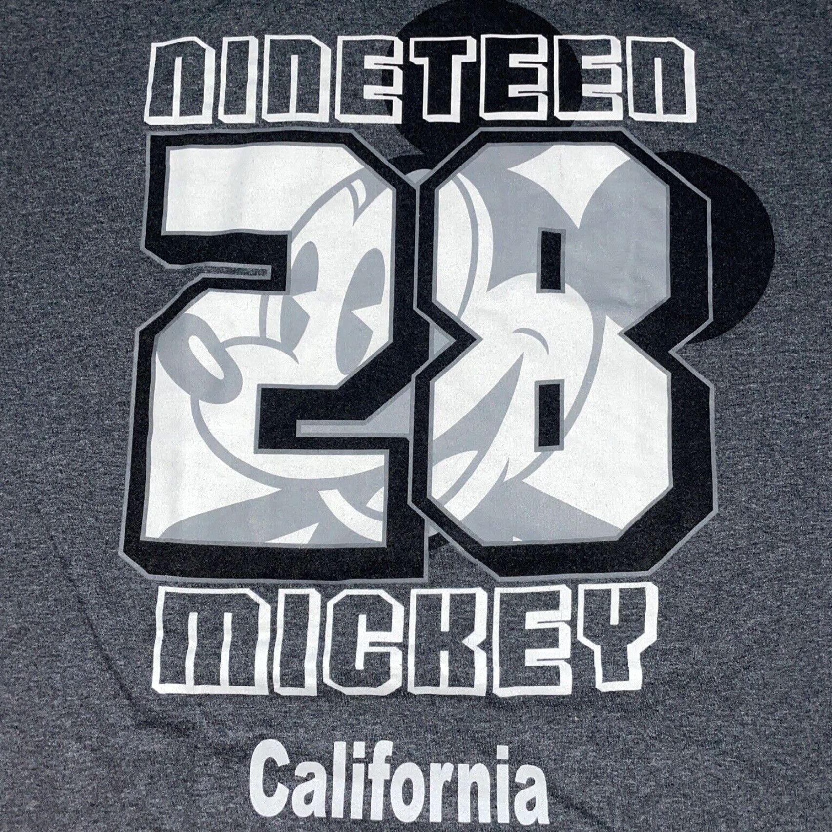 Disney VINTAGE Disney 1928 Mickey California t-shirt Mens L White T-Shirt Size US L / EU 52-54 / 3 - 2 Thumbnail