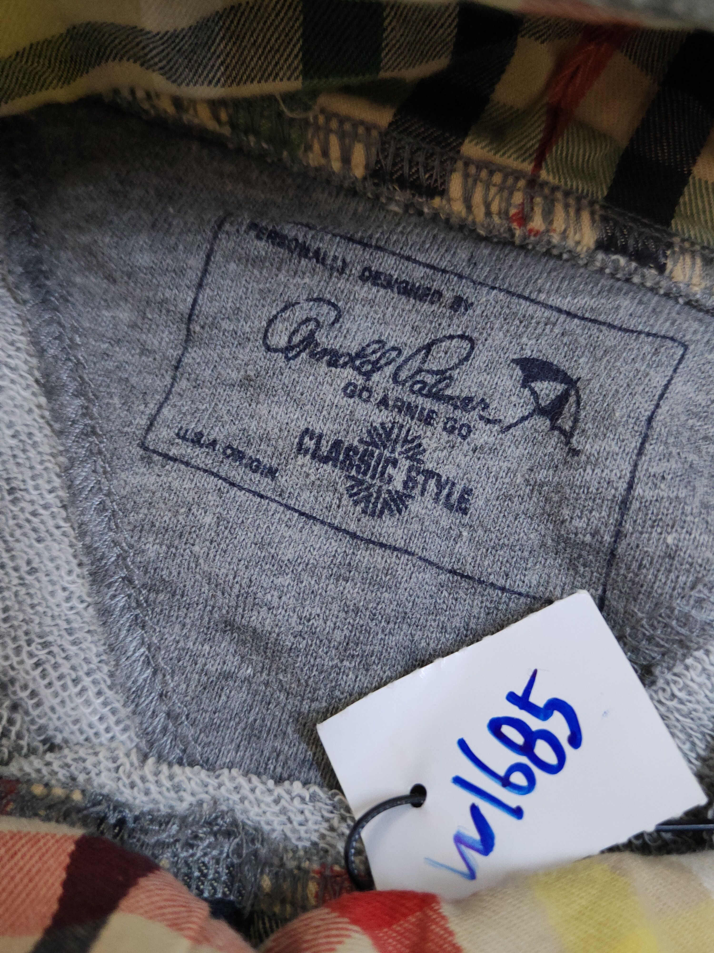 Japanese Brand × Vintage Arnold Palmer Gray Hoodie Sweatshirts #W1685 Size US S / EU 44-46 / 1 - 12 Thumbnail