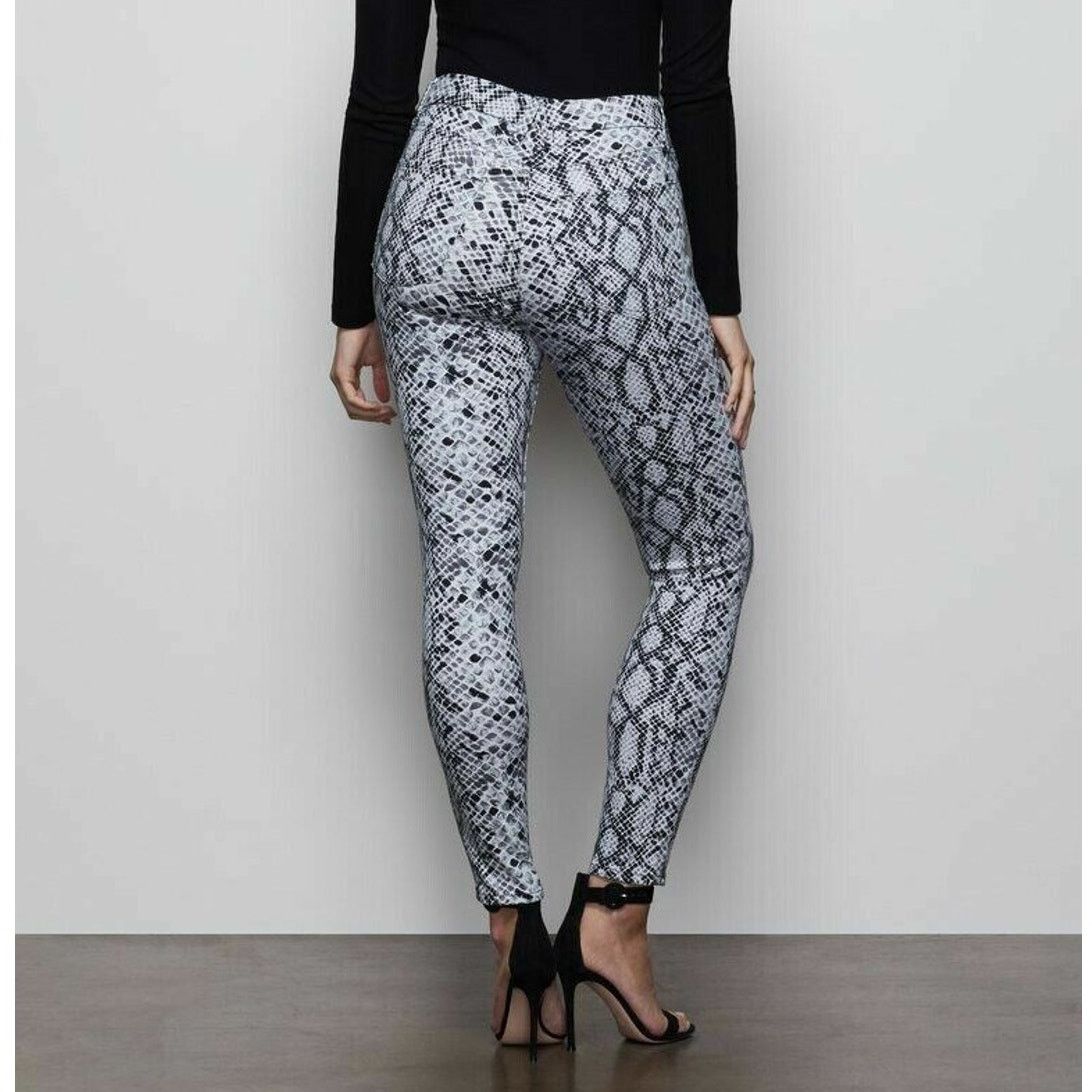 Good American GOOD AMERICAN Good Waist Snake Print High Rise Skinny Jeans Size 26" / US 2 / IT 38 - 3 Thumbnail