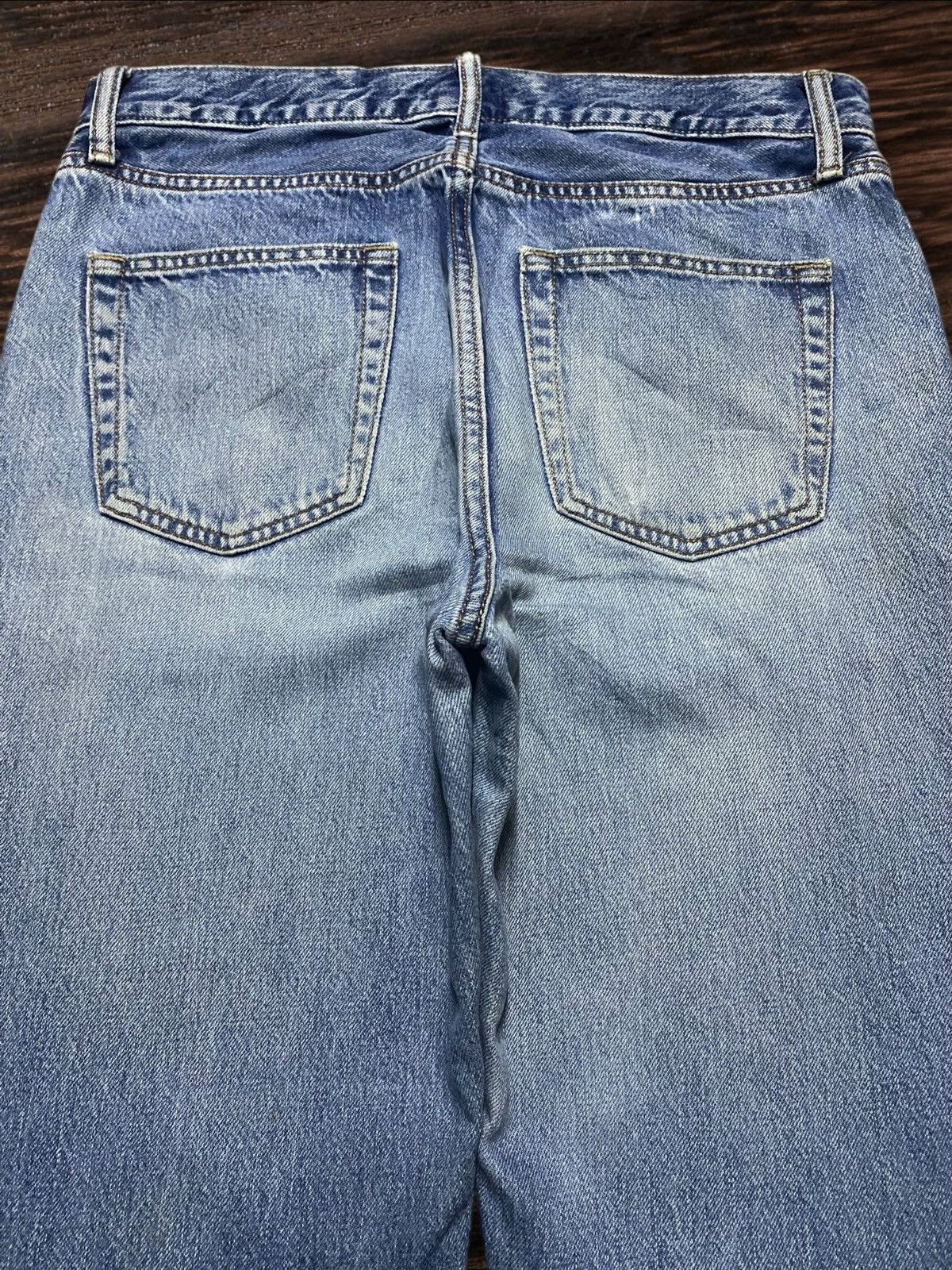 Helmut Lang × Uniqlo Vintage Japanese Brand Uniqlo Light Wash Loose Jeans Size US 32 / EU 48 - 4 Thumbnail
