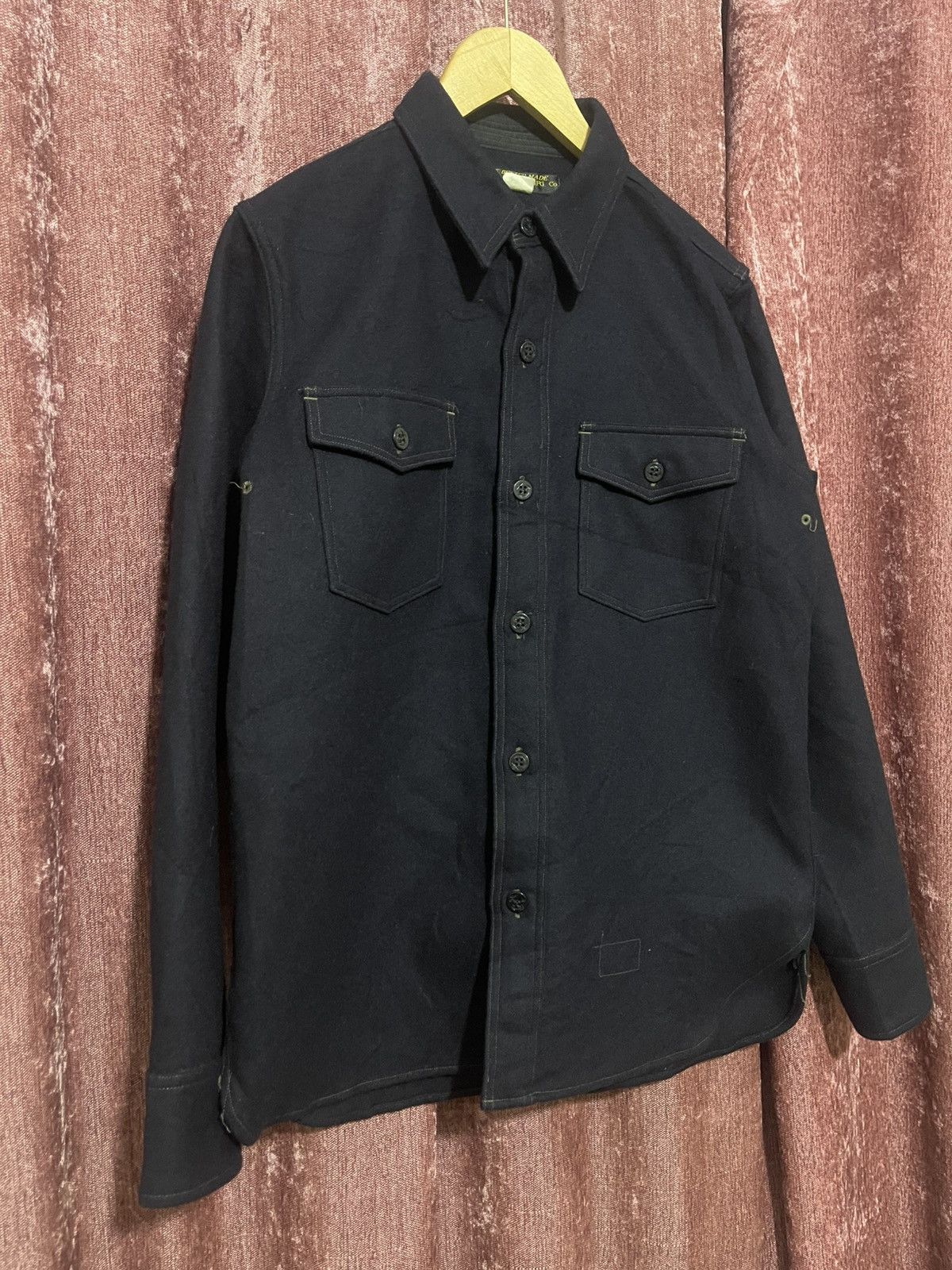Japanese Brand × PHIGVEL MAKERS & Co. Phigvel Makers & Co. Wool Shirt Japan Size US M / EU 48-50 / 2 - 5 Thumbnail