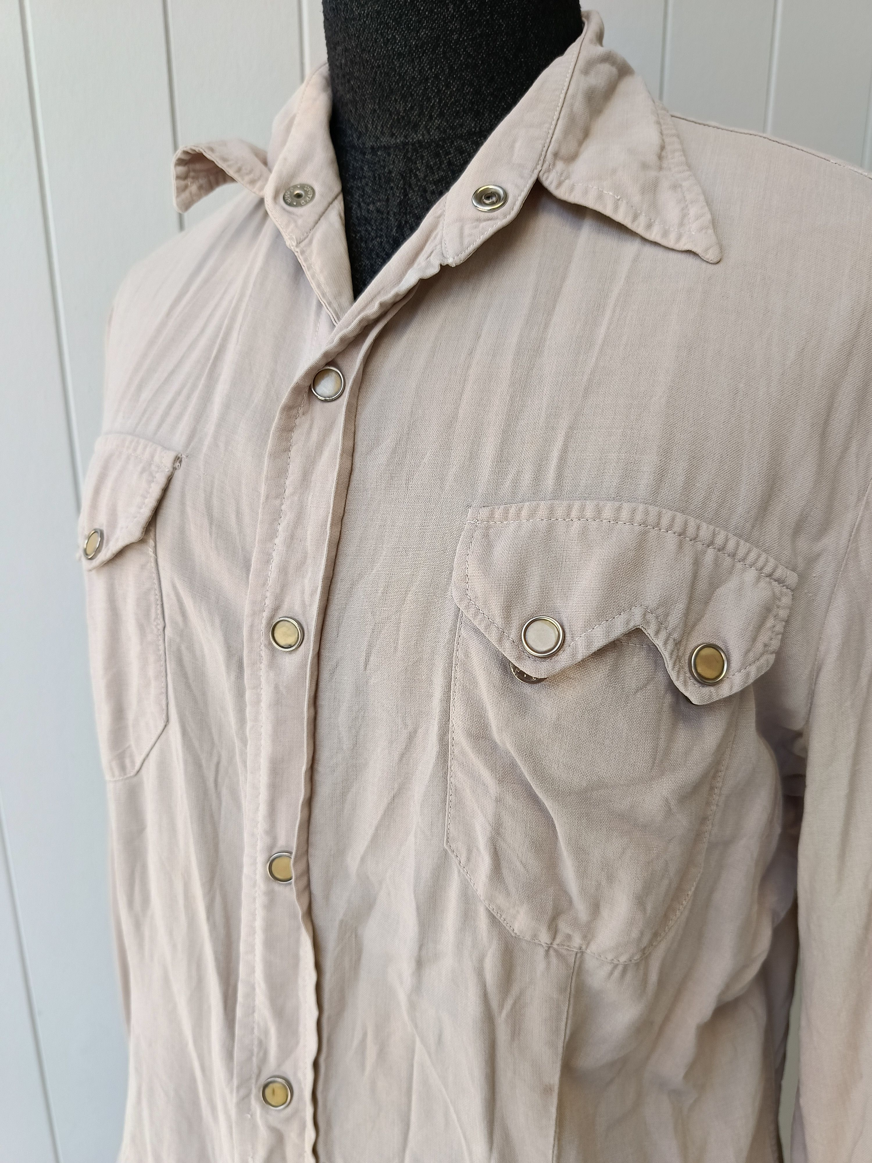 Vintage California Ranchwear 40s 50s rayon USA western snapper shirt Size US XS / EU 42 / 0 - 9 Thumbnail