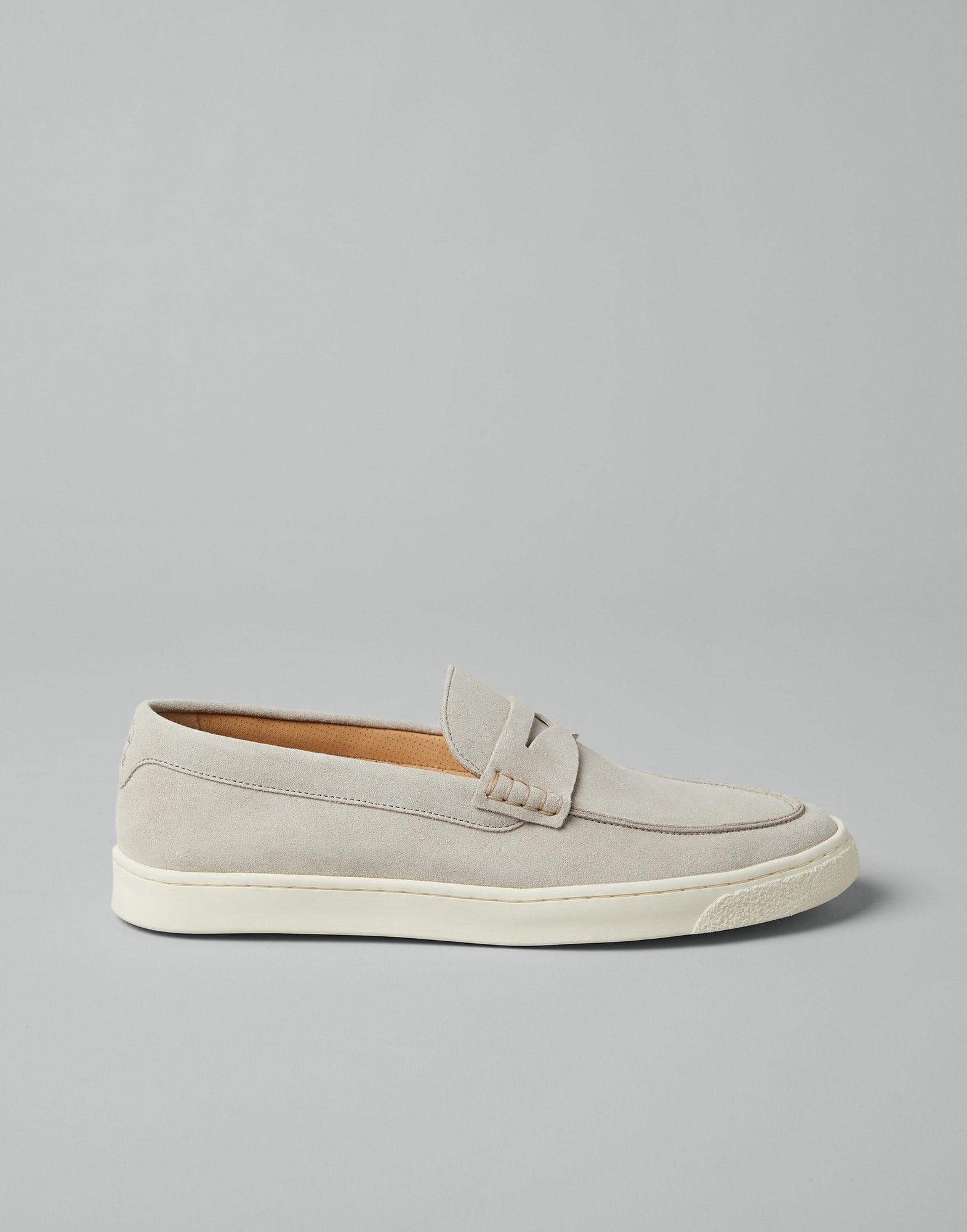 Brunello Cucinelli o1w1db10125 Loafers Sneakers in Natural Size US 10 / EU 43 - 1 Thumbnail