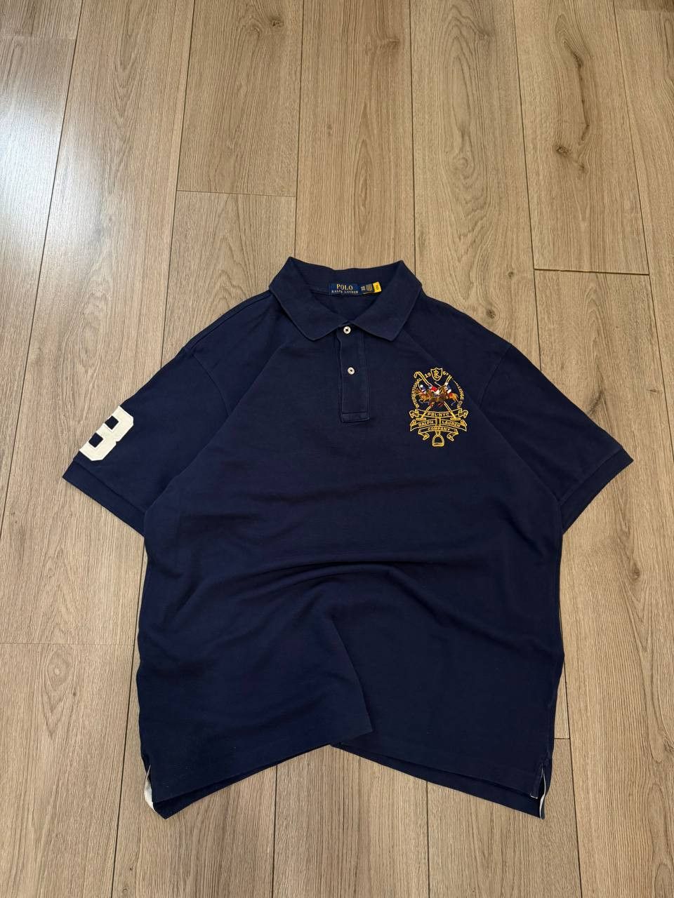 Polo Ralph Lauren Polo Ralph Lauren Men's triple Pony Navy Polo Size XL Size US XL / EU 56 / 4 - 3 Thumbnail