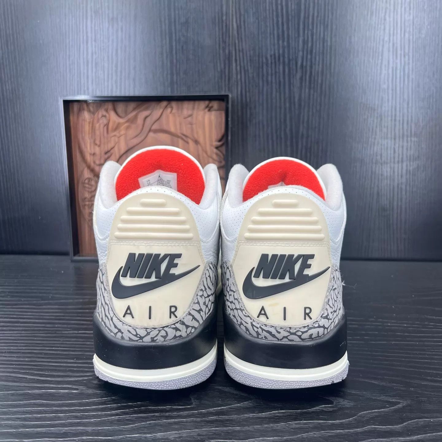 Nike AJ3 Distressed White Cement 46, New, M Lining Wear Size US 13 / EU 46 - 6 Thumbnail