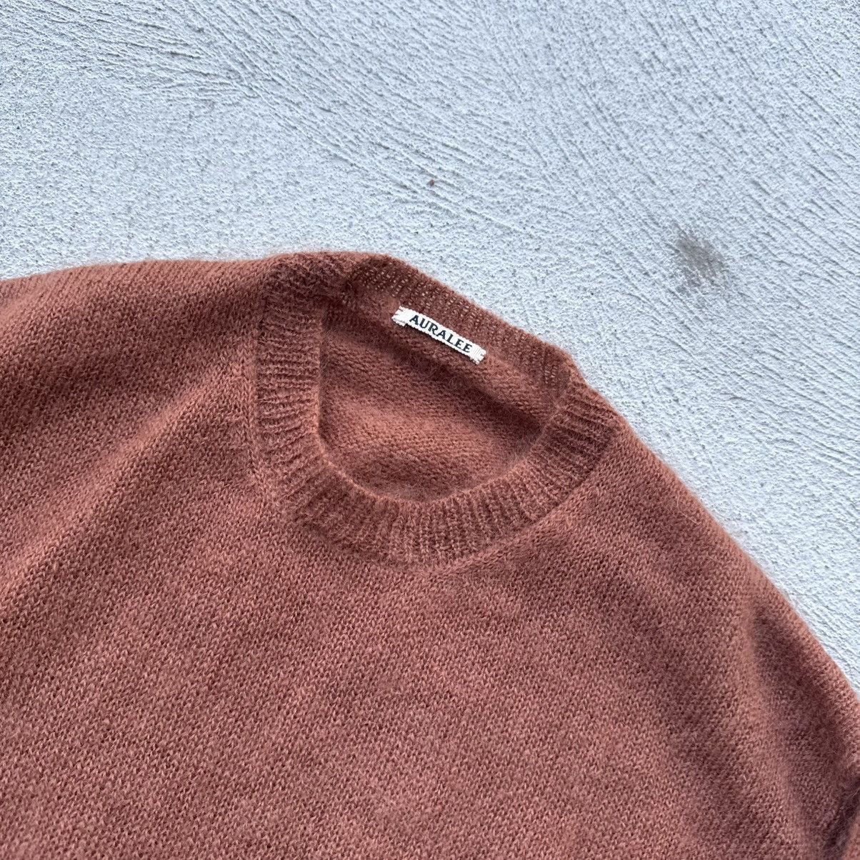 Auralee Auralee Mohair Wool Knit Crewneck Rust Brown/Orange Size US L / EU 52-54 / 3 - 3 Thumbnail