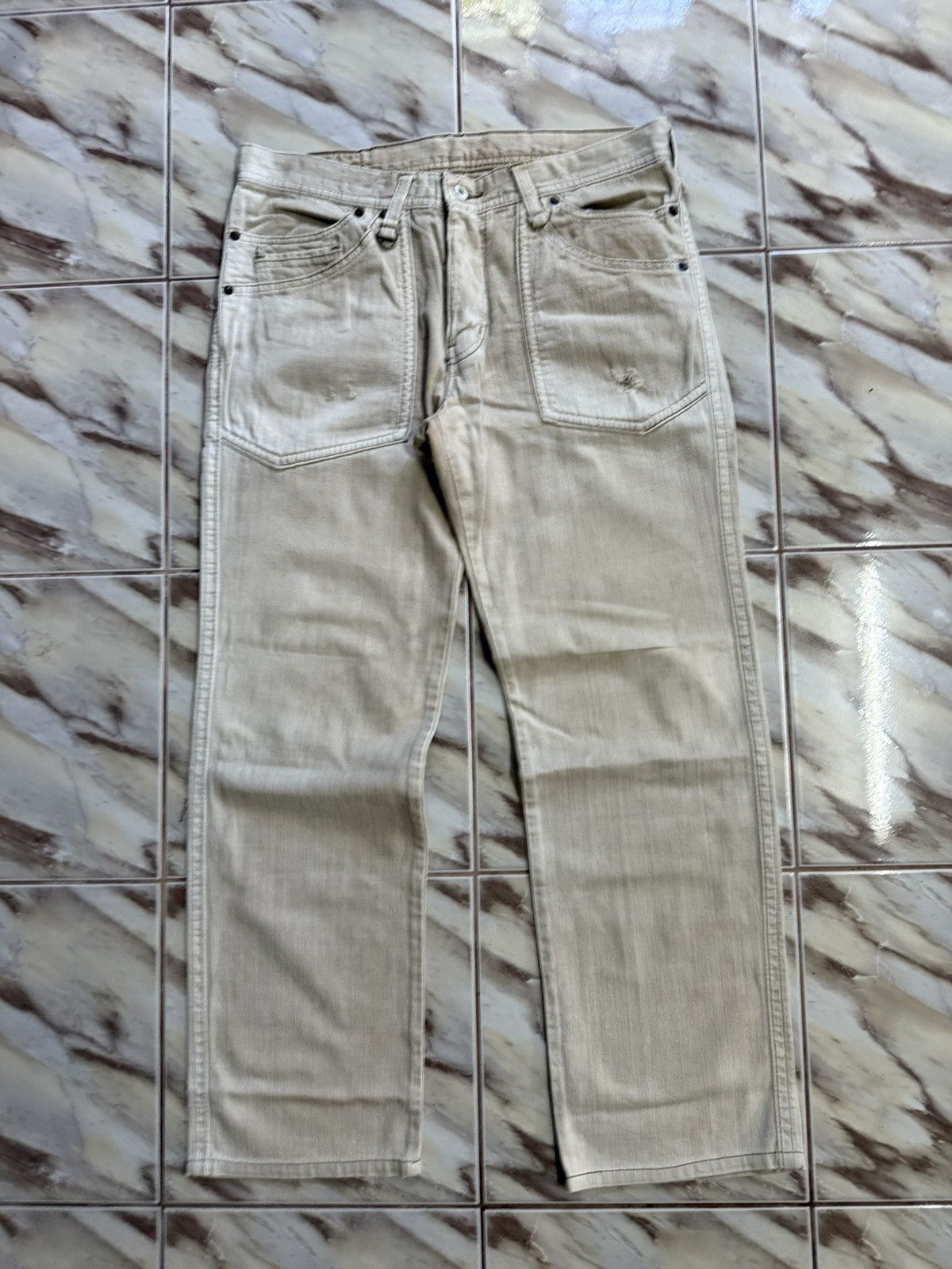 Levi's × Levi's Vintage Clothing × Vintage VINTAGE LEVI’S 702 DISTRESSED JEANS Size US 34 / EU 50 - 1 Thumbnail