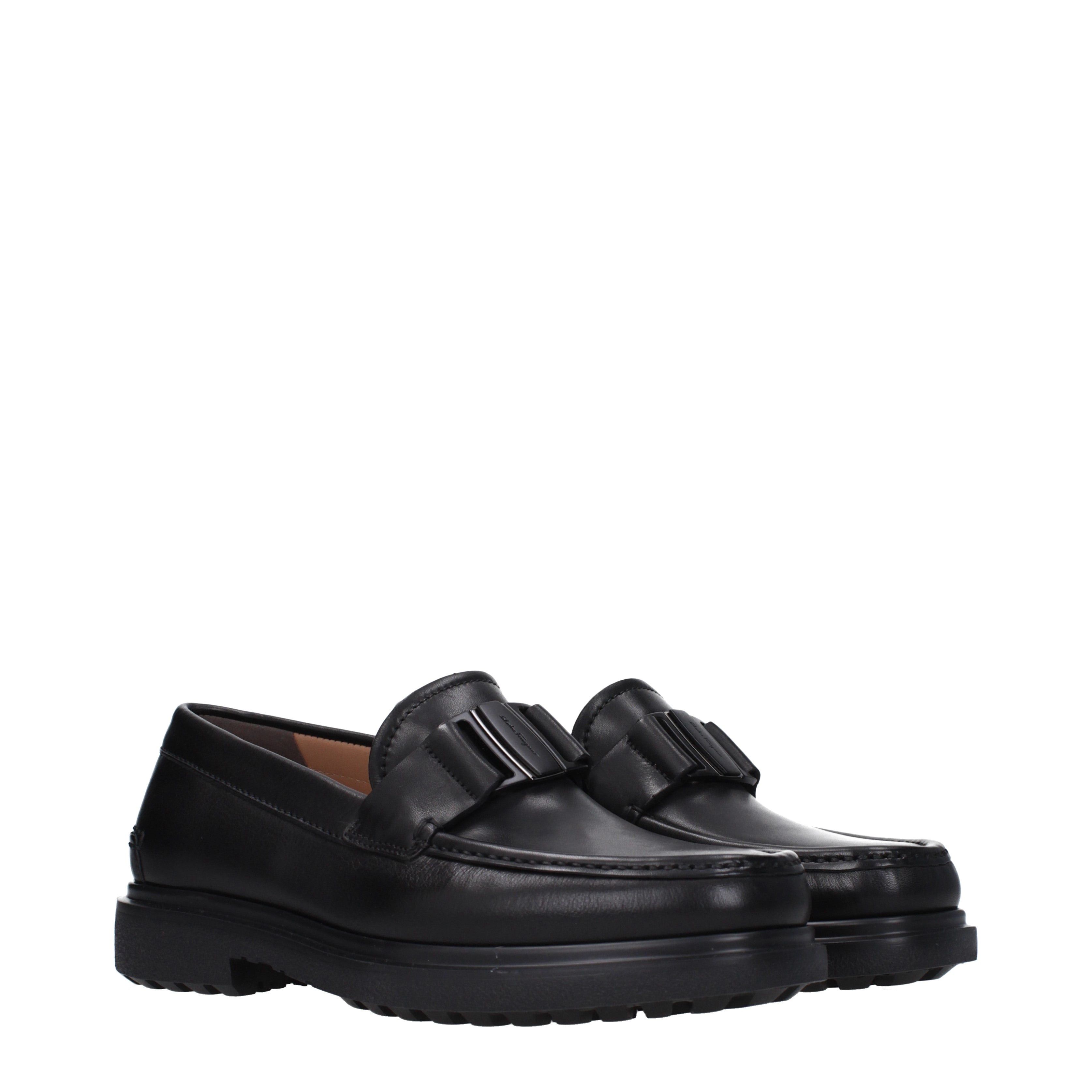 Salvatore Ferragamo Men's Loafers in Leather Size US 8.5 / EU 41-42 - 1 Thumbnail