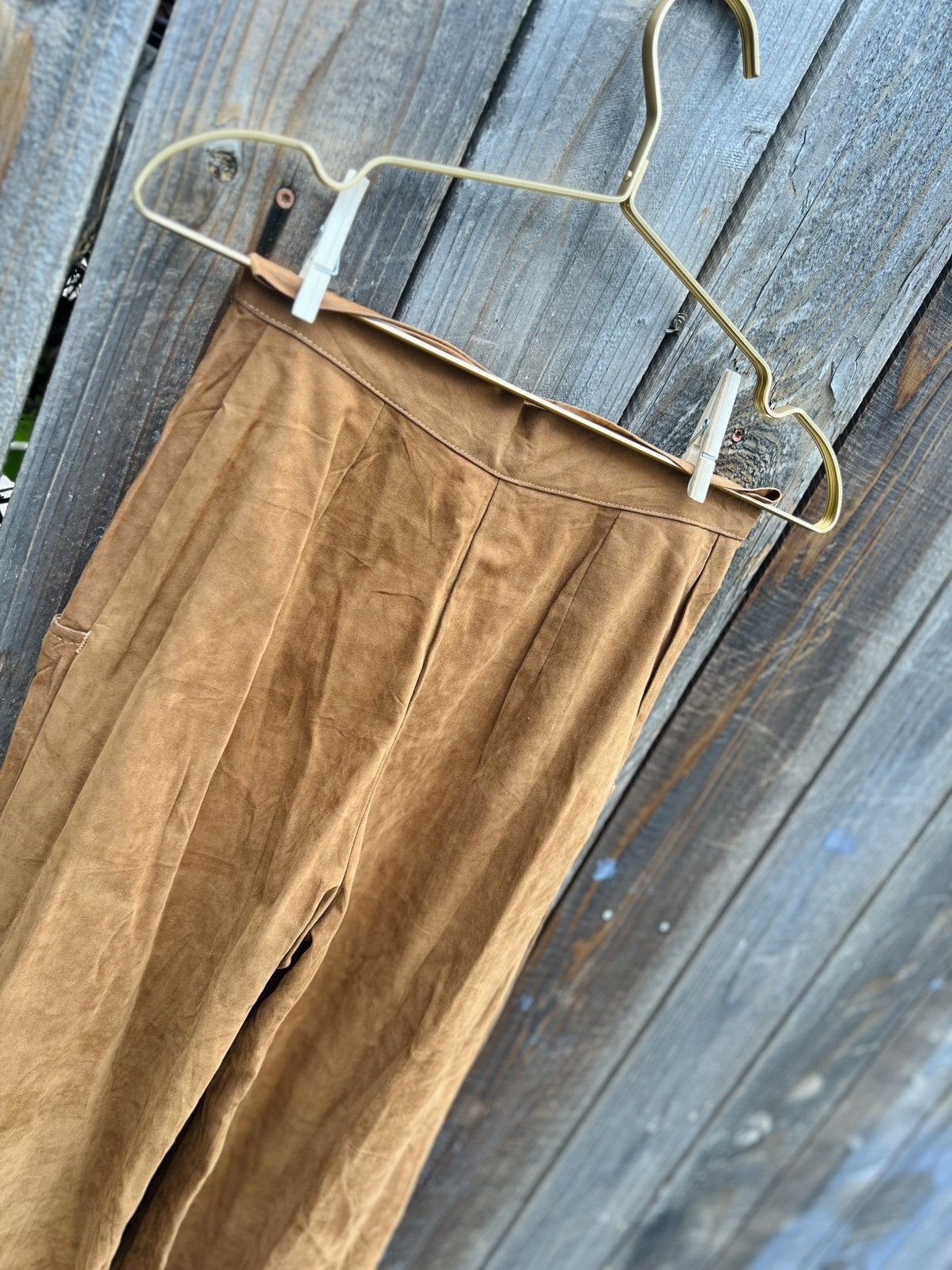 Vintage Suede, high waisted dress pants Size 26" / US 2 / IT 38 - 9 Thumbnail