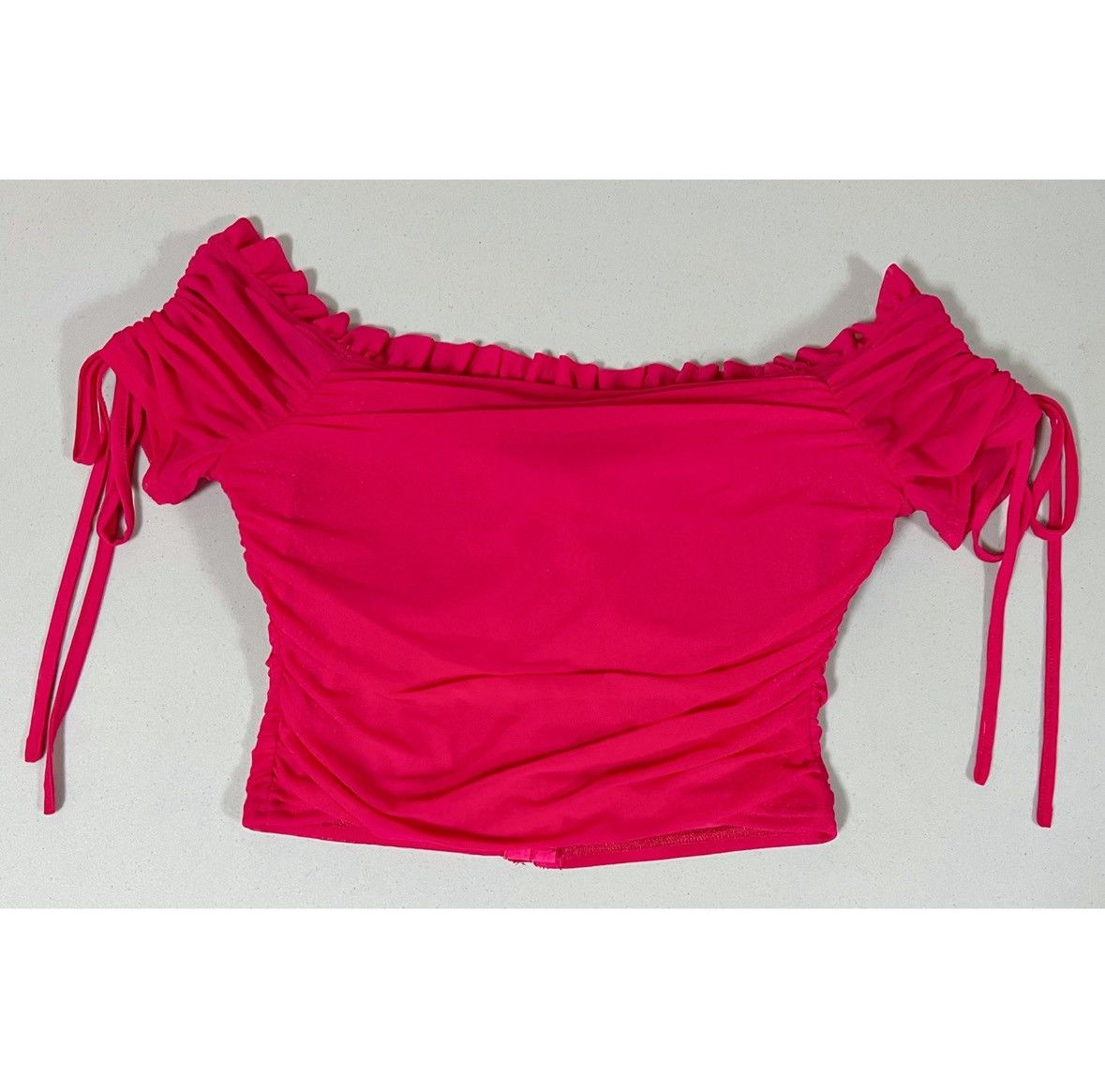 Windsor Smith Magenta Mesh Corset Bustier Crop Top Shirt Blouse Size S 🩷 Size S / US 4 / IT 40 - 3 Thumbnail