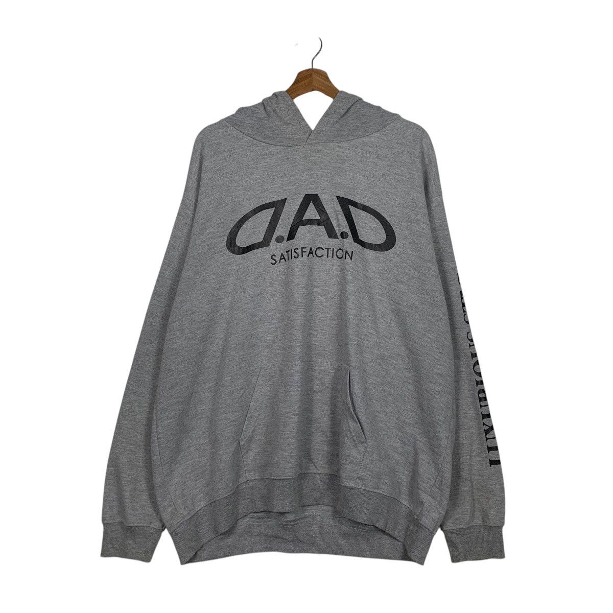 Japanese Brand DAD Satisfaction Spellout Pullover Hoodie Size US L / EU 52-54 / 3 - 10 Thumbnail