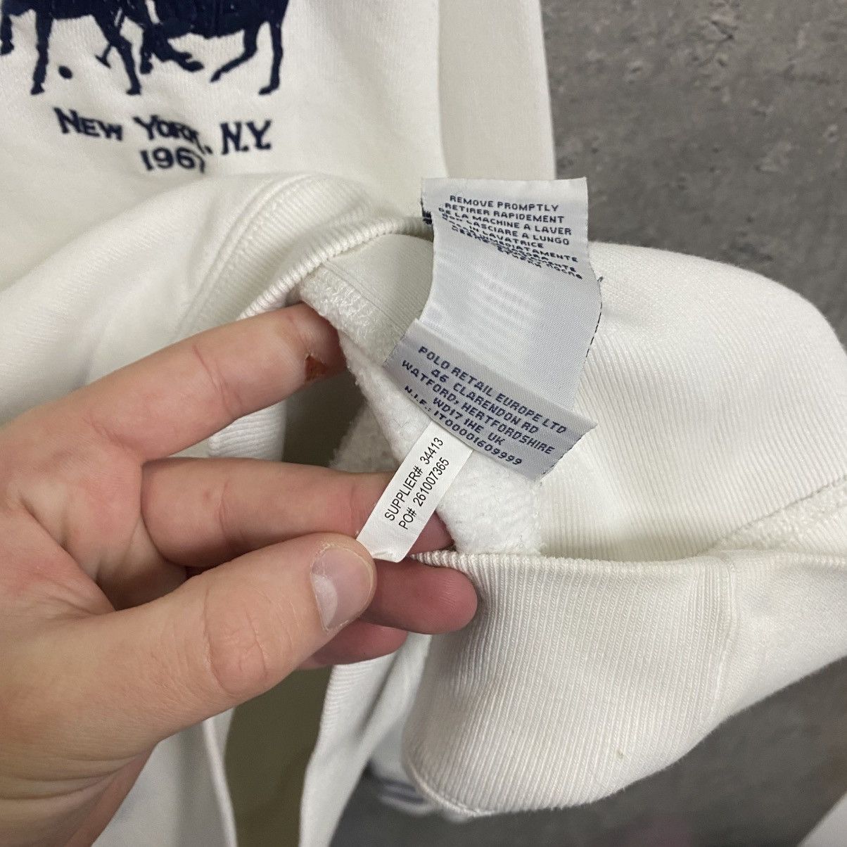 Polo Ralph Lauren Polo Ralph Lauren New York Hoodie #3 Big Pony PRL Y2K Rare Size US XL / EU 56 / 4 - 10 Thumbnail