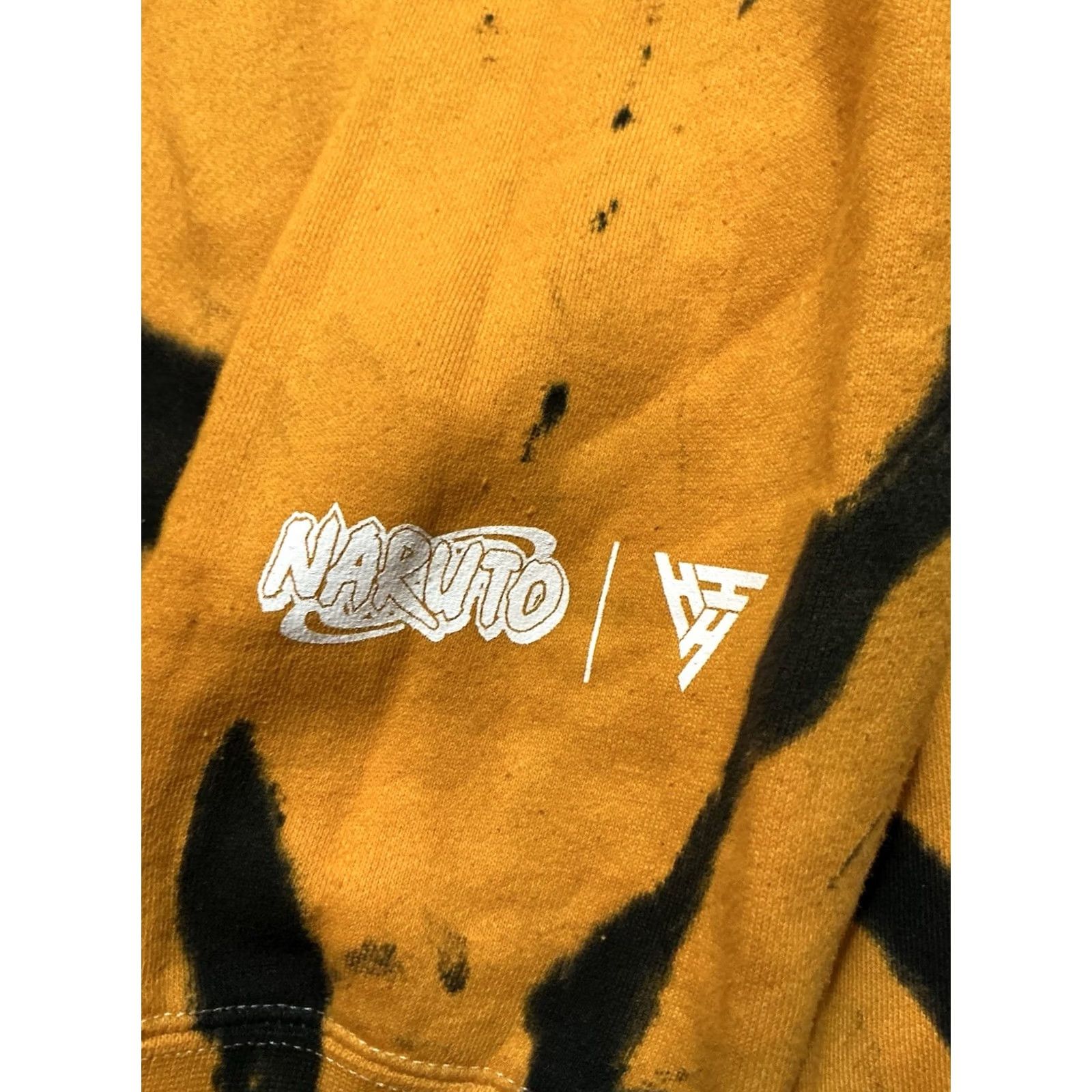 Hypland VINTAGE Hypland X Naruto Hoodie XL Pullover Black Yellow Tie Dye Fleece Anime Mens Hooded Shirt 60 Chest 28 Shoulder to Hem Size US XL / EU 56 / 4 - 6 Thumbnail