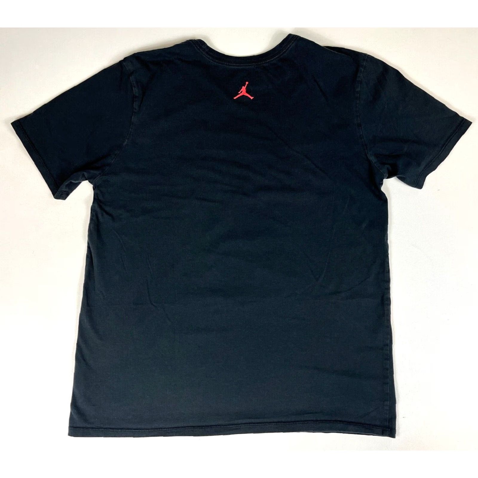 Jordan Brand Nike Jordan Men's T-Shirt - Greatest On Earth - Crew Neck Short Sleeve - Size L - Black - 2016 Release Size US L / EU 52-54 / 3 - 3 Thumbnail
