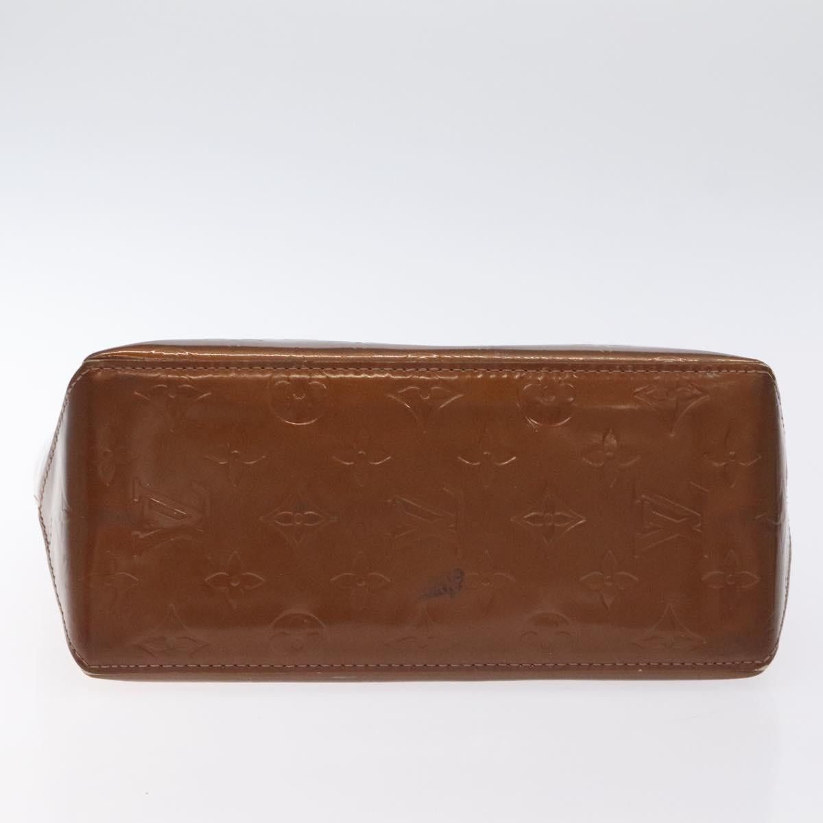 Louis Vuitton LOUIS VUITTON Monogram Vernis Reade PM Hand Bag Bronze Size ONE SIZE - 5 Thumbnail